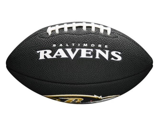 Mini Ballon de Football Américain NFL Baltimore Ravens Wilson Soft touch logo No