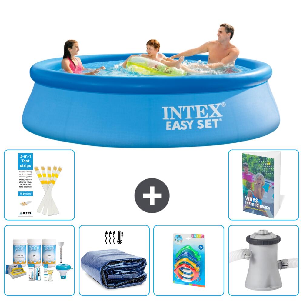 INTEX Basen Easy Set Okrągły - 305x76 cm - 7-częściowy S108