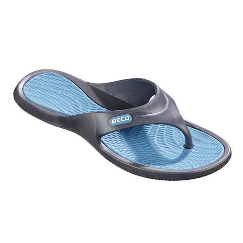 Beco Women's Flip-flops | Black/turquoise