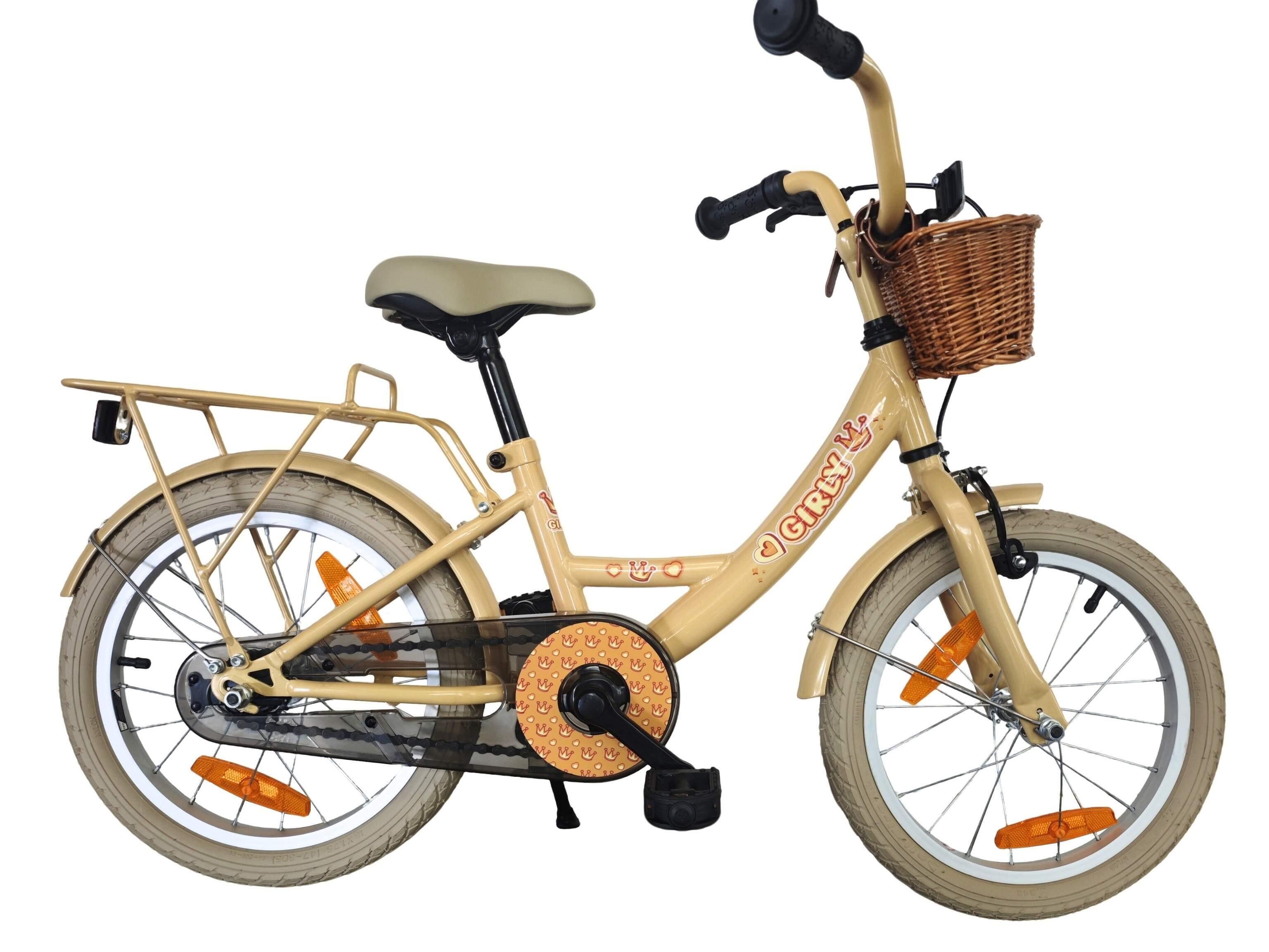 Bike Fun Kids rower dziecięcy 16 cali dla dziewczynki, rama 25 cm