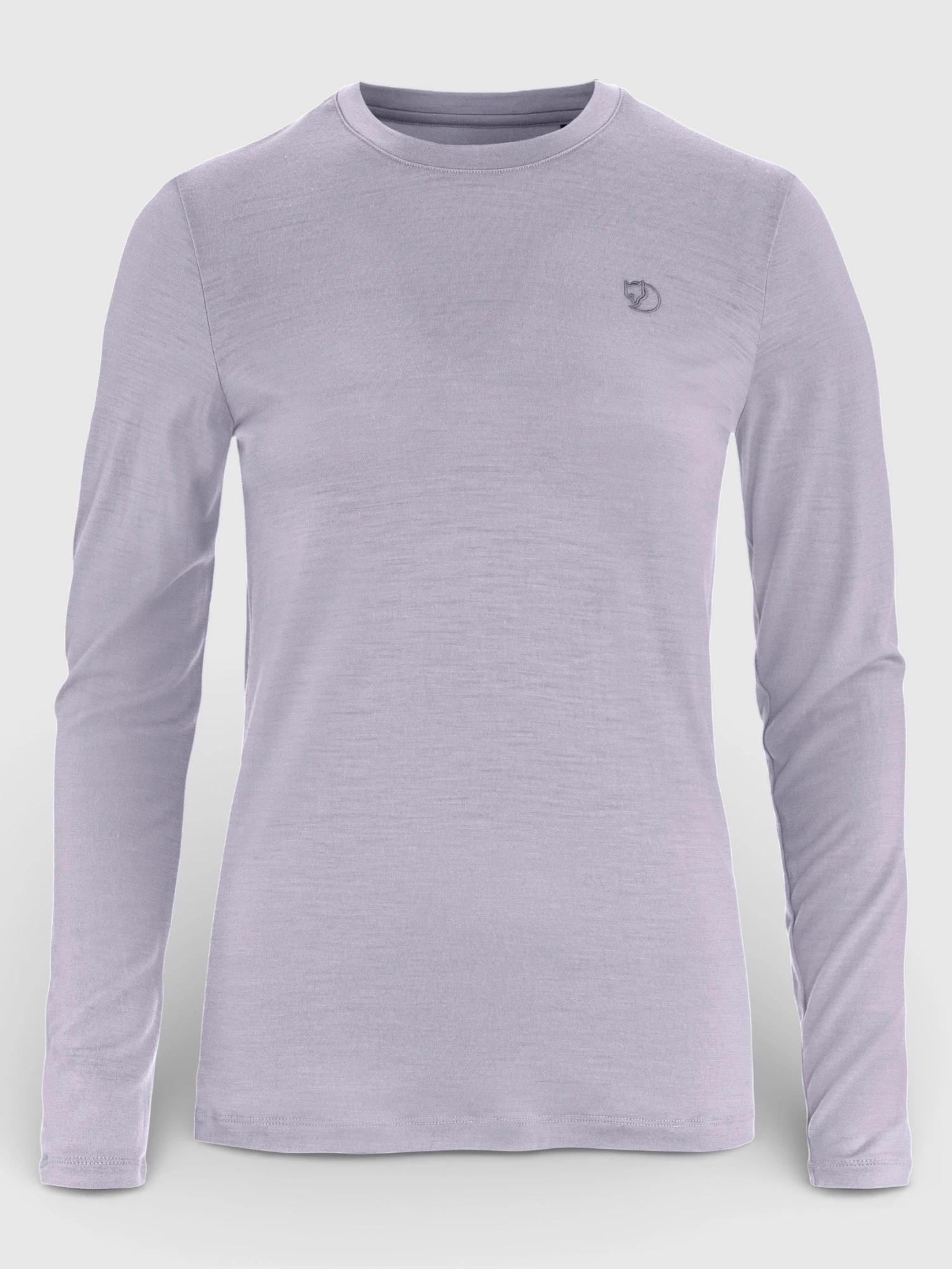 T-shirt Damski Fjallraven Abisko Wool LS W