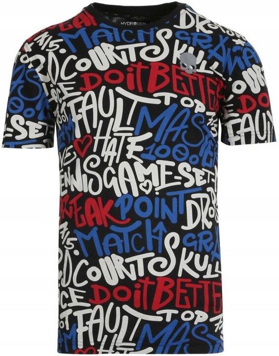 Koszulka tenisowa męska Hydrogen Graffiti Tee
