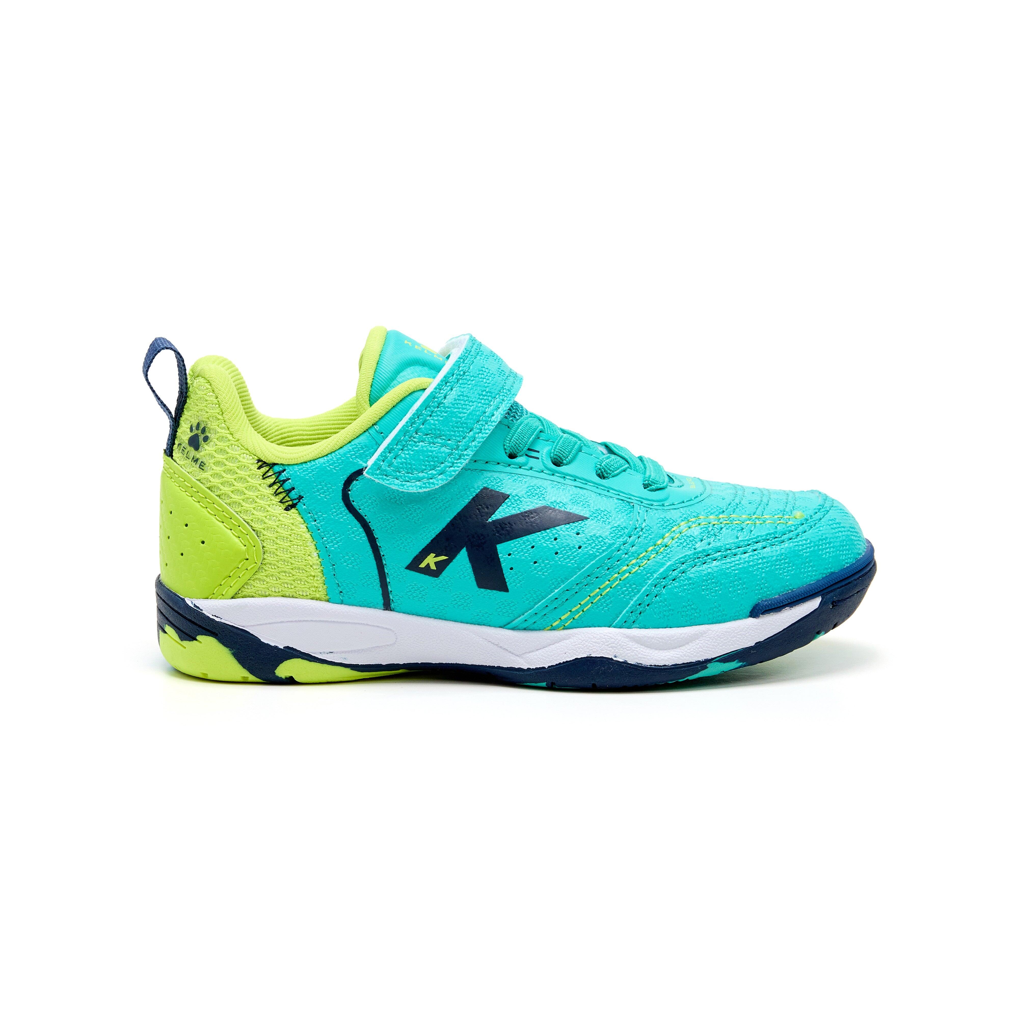 Kelme Zapatilla De Niño Goleiro Elastic Indoor Turquesa Unisex Kids