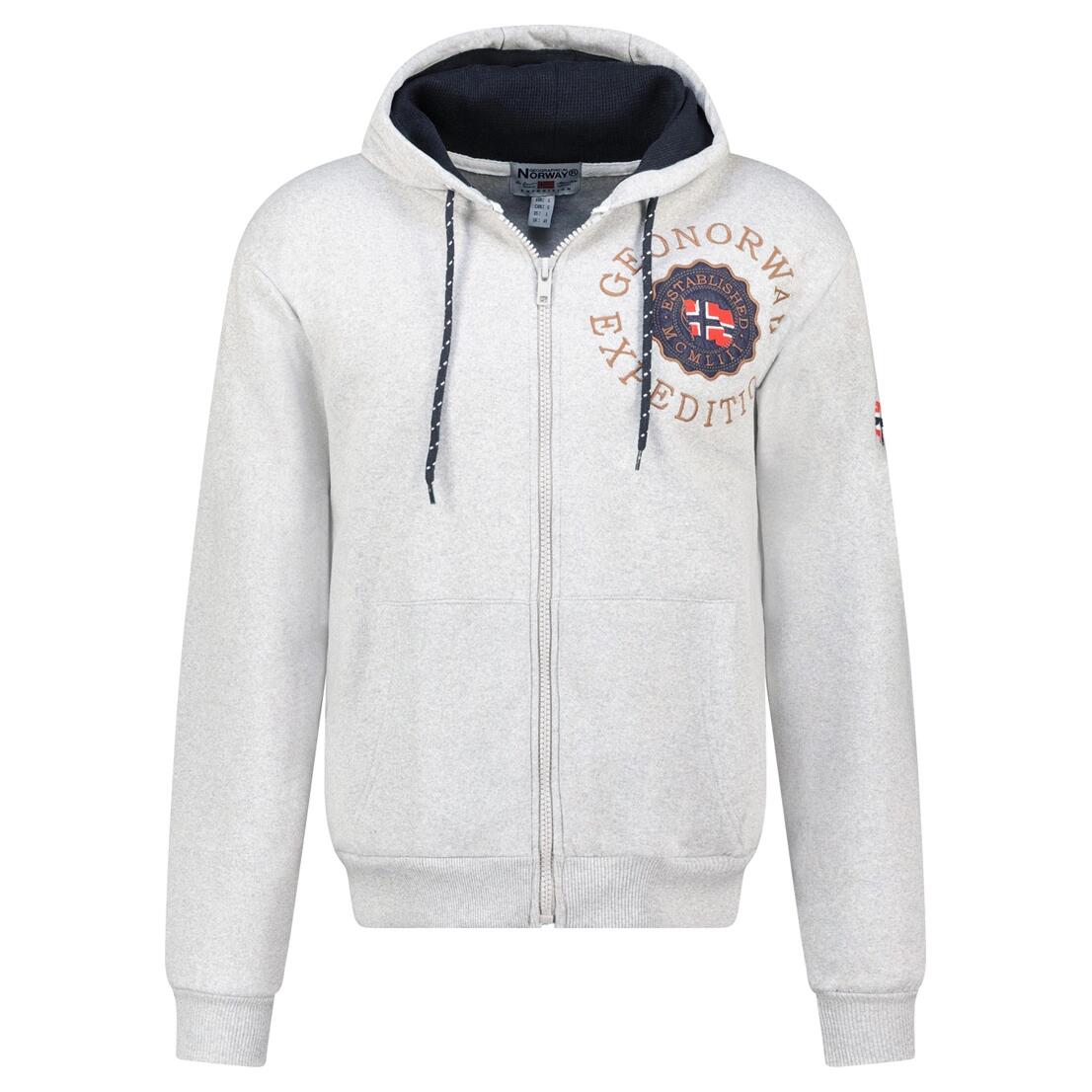 Bluza Geographical Norway GEGANTO BLENDED GREY DB MEN 100 mieszana szarość