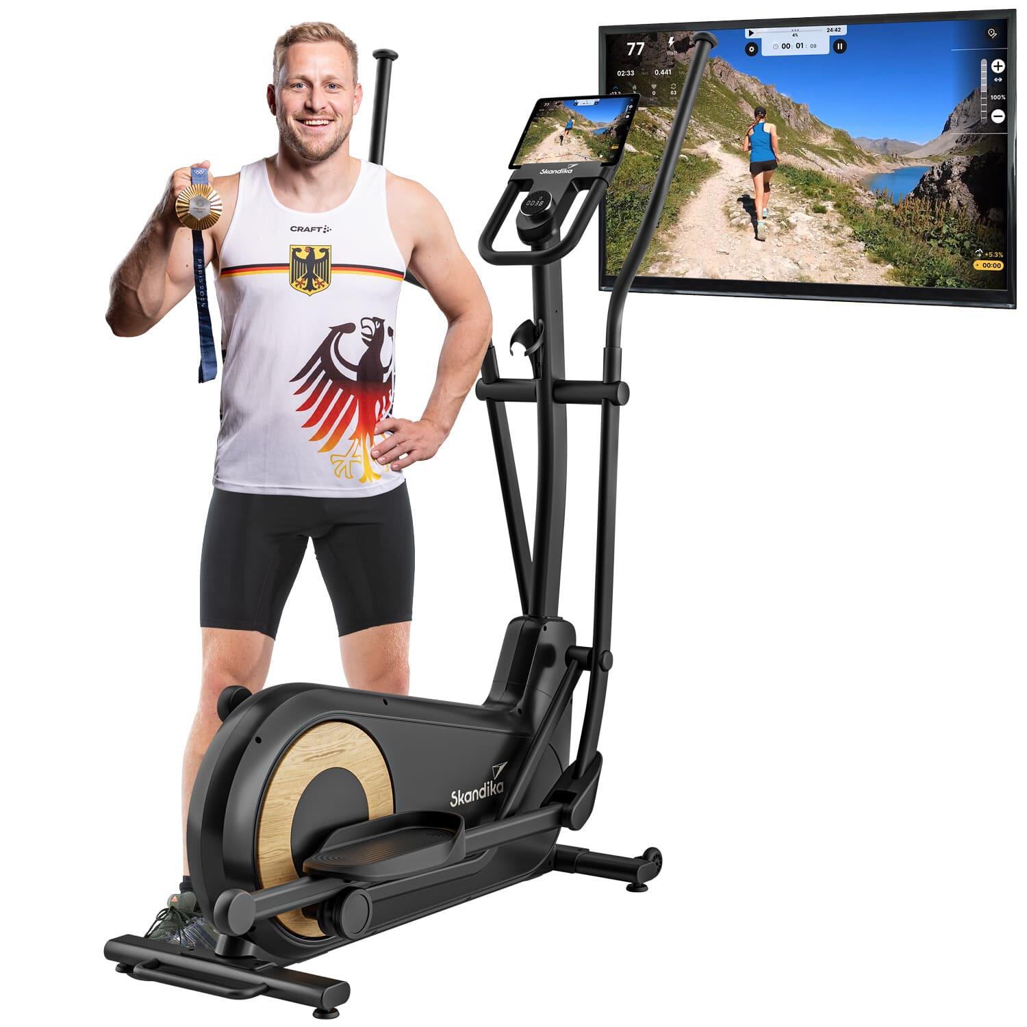 Rower eliptyczny, trenażer magentyczny Carbon P24-RG, z własnym napędem