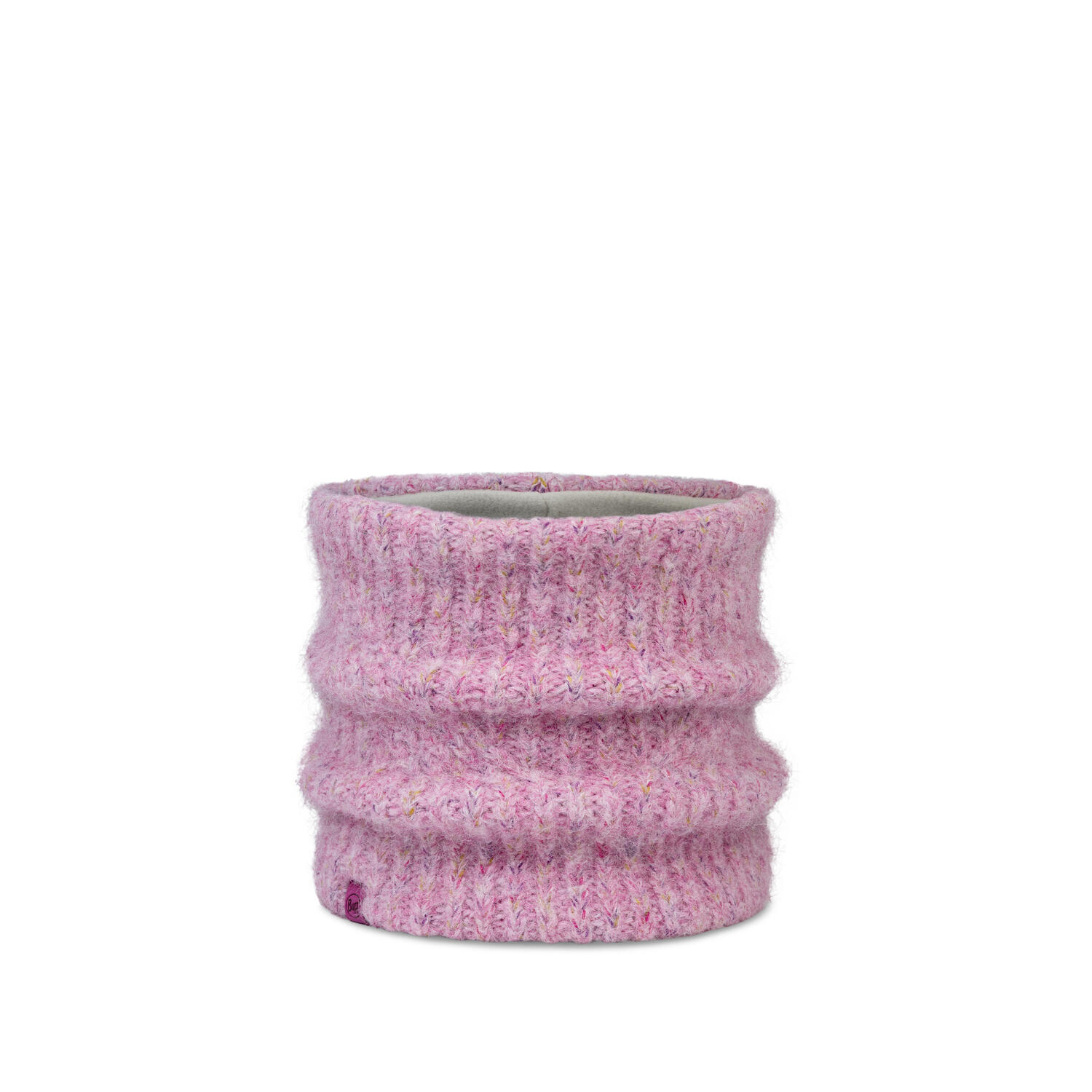 Bandana BUFF KNITTED & FLEECE NECKWARMER EYLA PURPLE LILAC