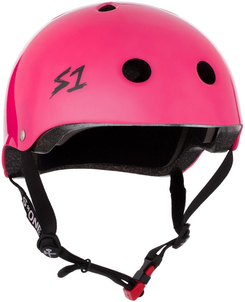 Kask - Mini Lifer - Jaskraworóżowy - Rozmiar L - S ONE