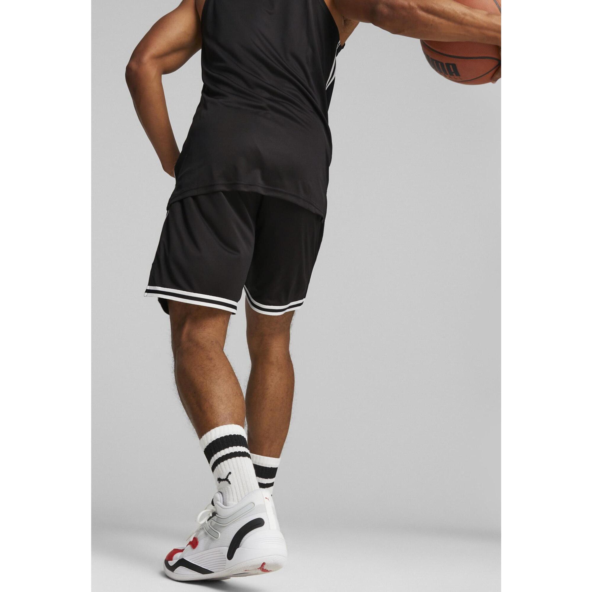 Męskie szorty do koszykówki Hoops Team PUMA Black