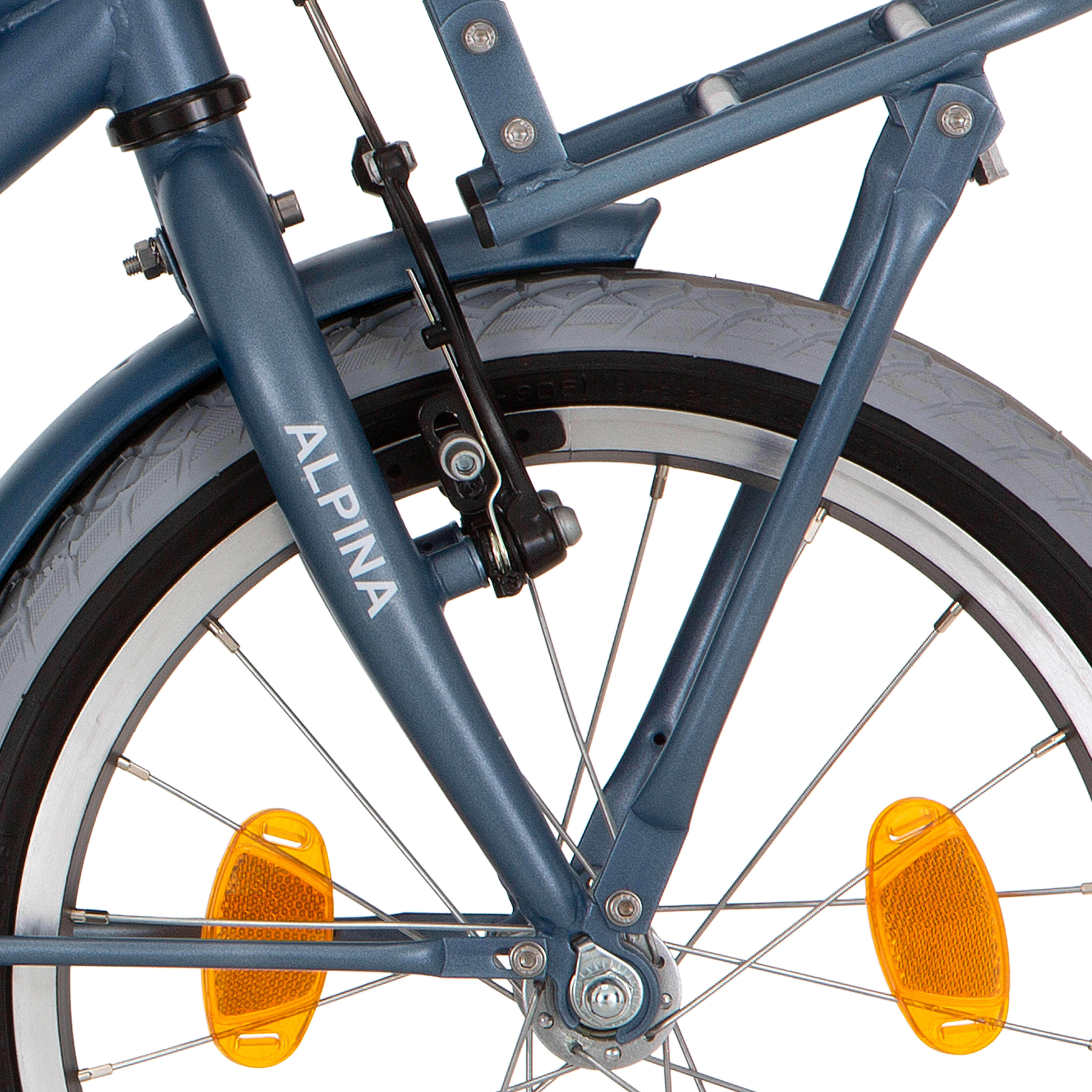 Alpina Fork 18 Cargo J vintage niebieski mat