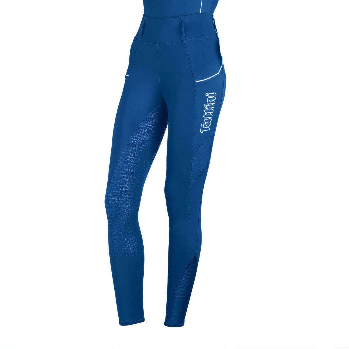 Damskie legginsy jeździeckie z pełną przyczepnością Tattini Passiflora
