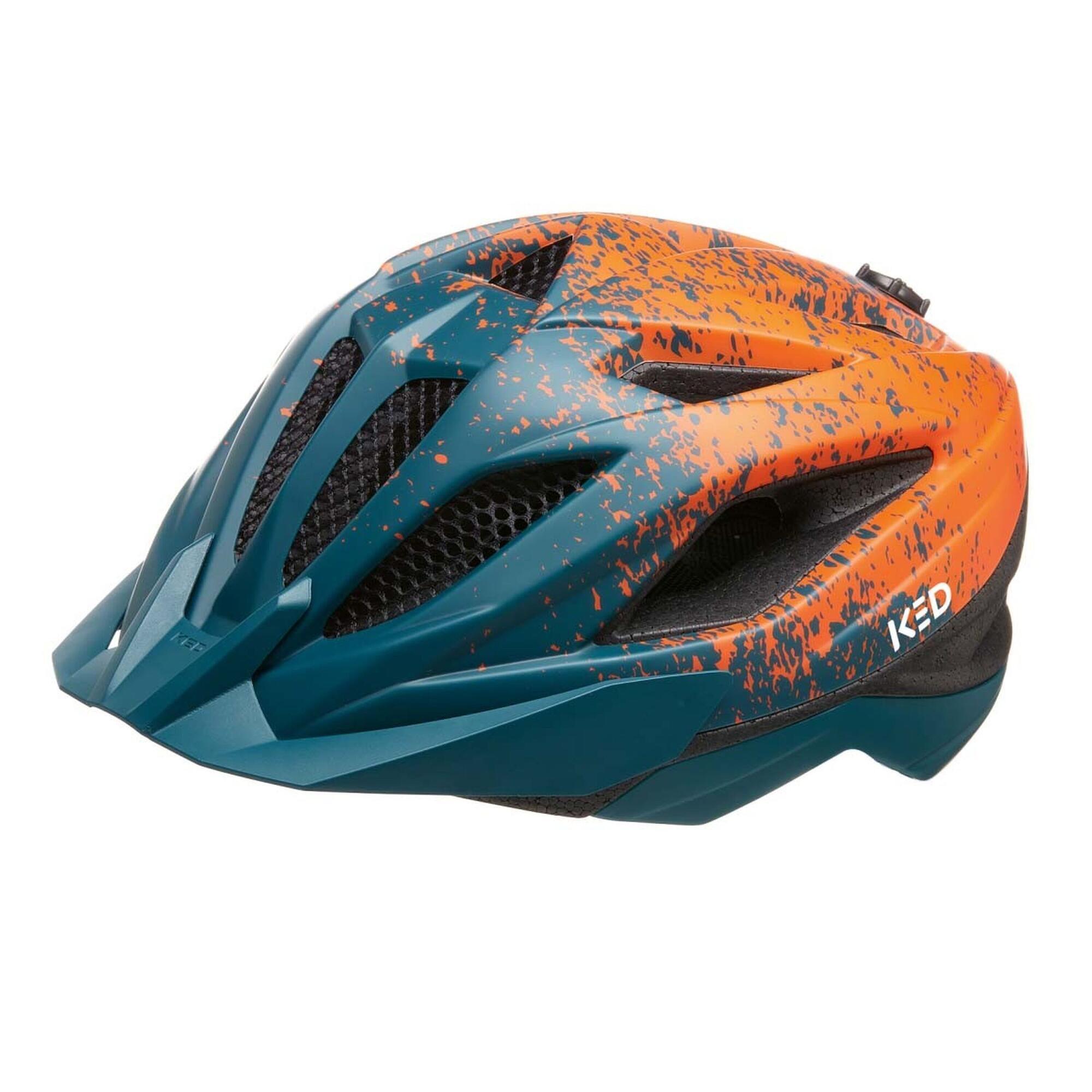 Kask dziecięcy Street Jr. Pro arcadia zielony pomarańczowy