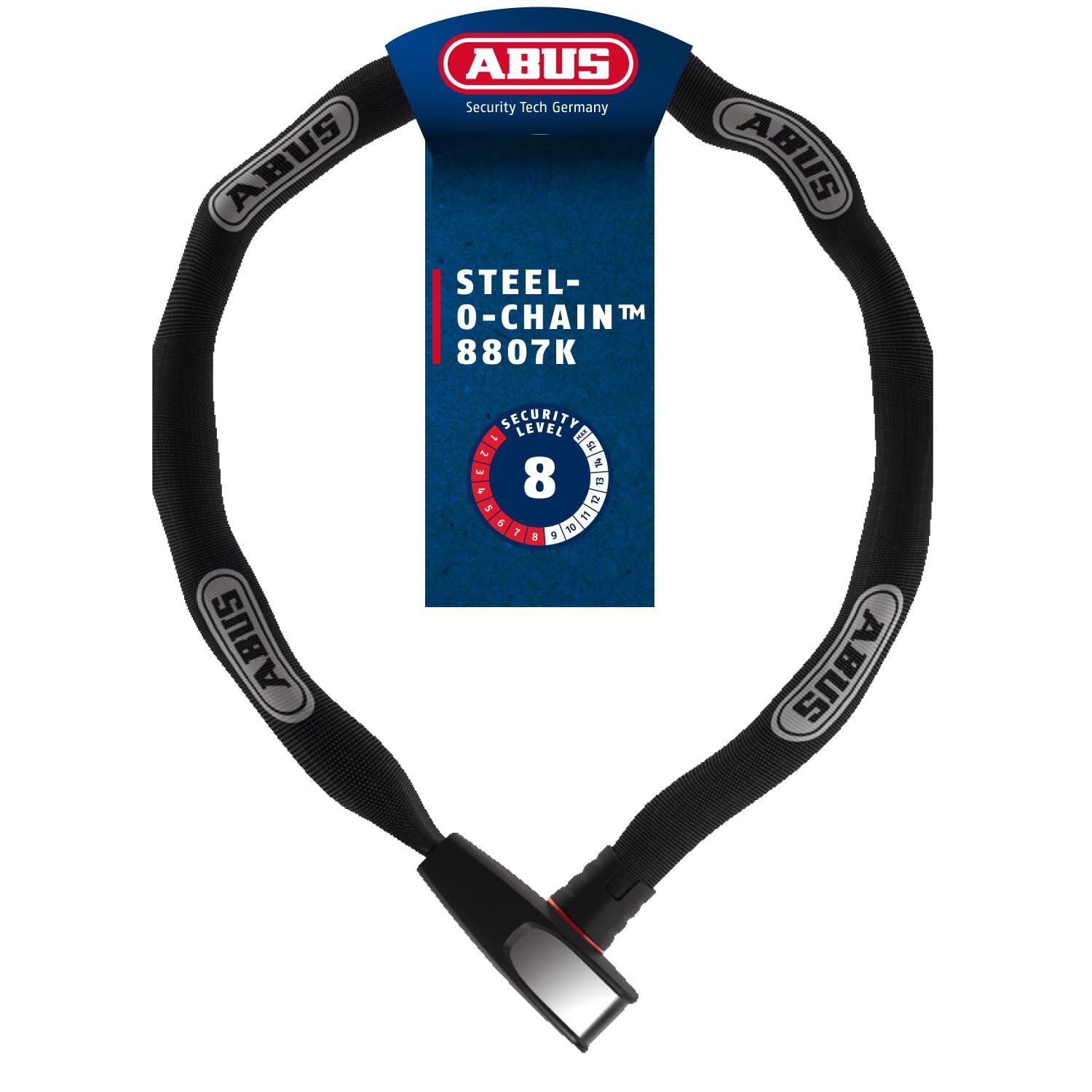 Zamek łańcuchowy Abus Steel-O-Chain 8807K/110