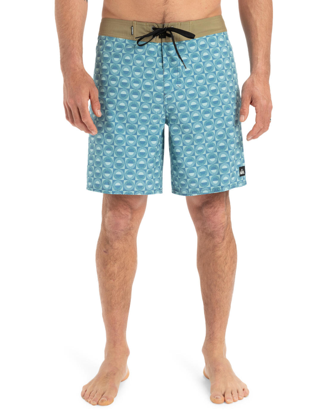 Spodenki boardshort dla Mężczyzn SURFSILK STRAIGHT LEG 18 Niebieski