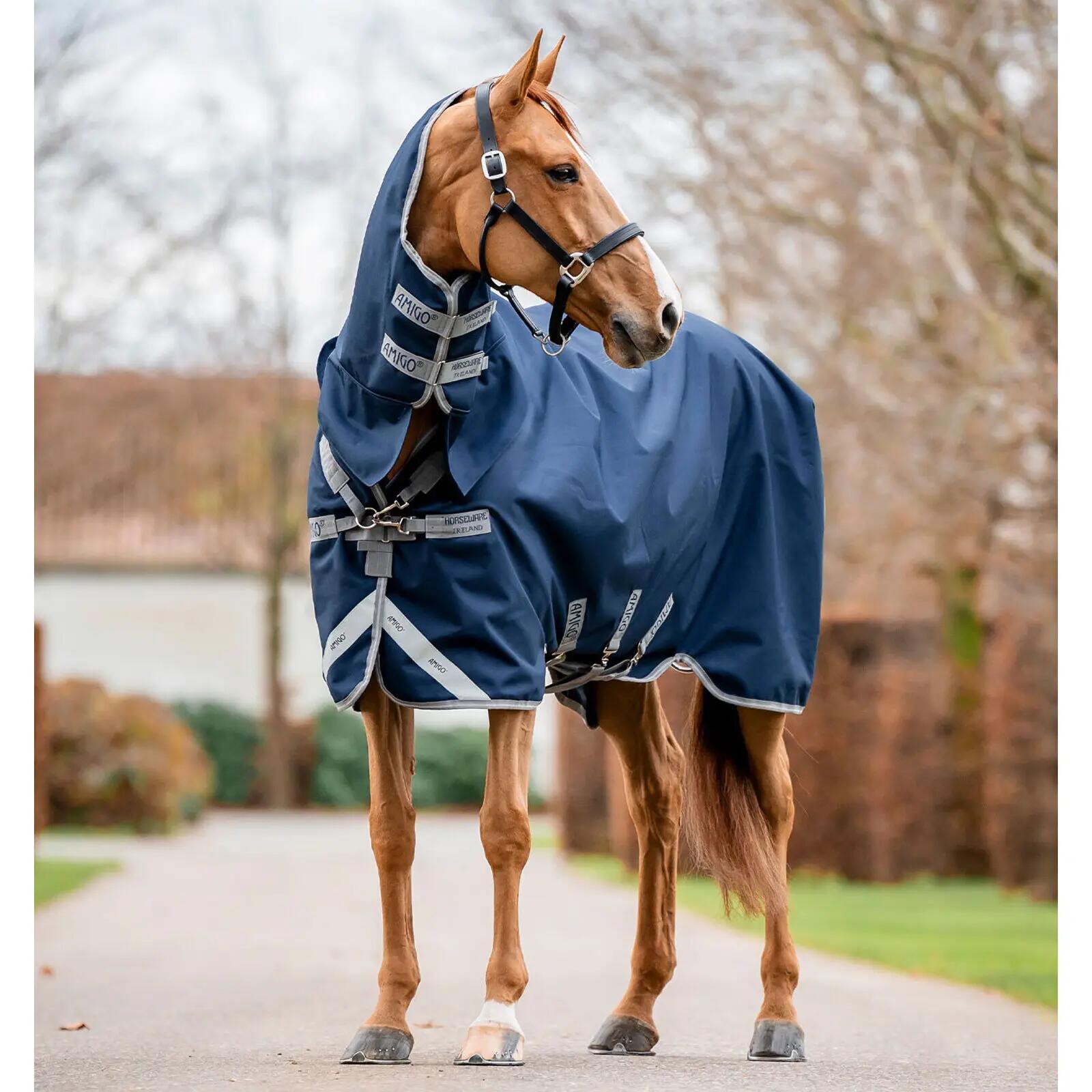 Derka zewnętrzna dla koni z osłoną szyi Horseware Amigo 1200D 0g