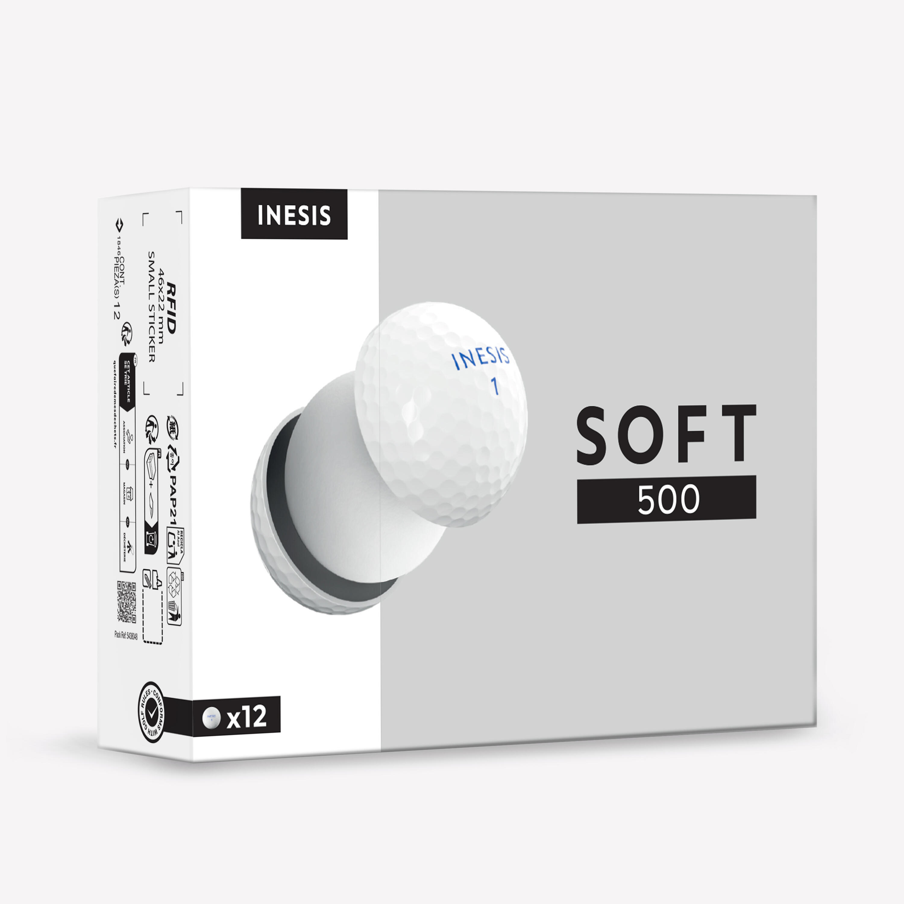 Piłki do golfa Inesis Soft 500 x12