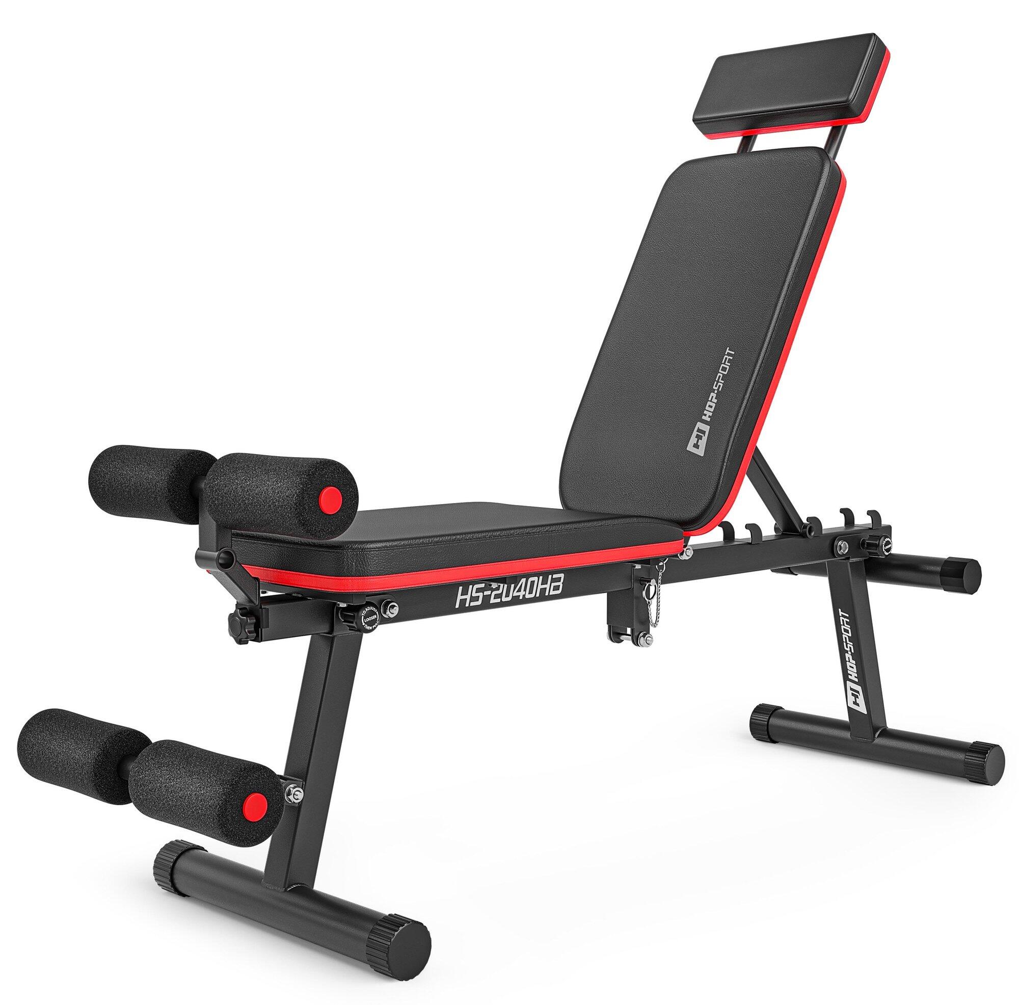 Ławka do ćwiczeń Hop-Sport HS-2040HB składana