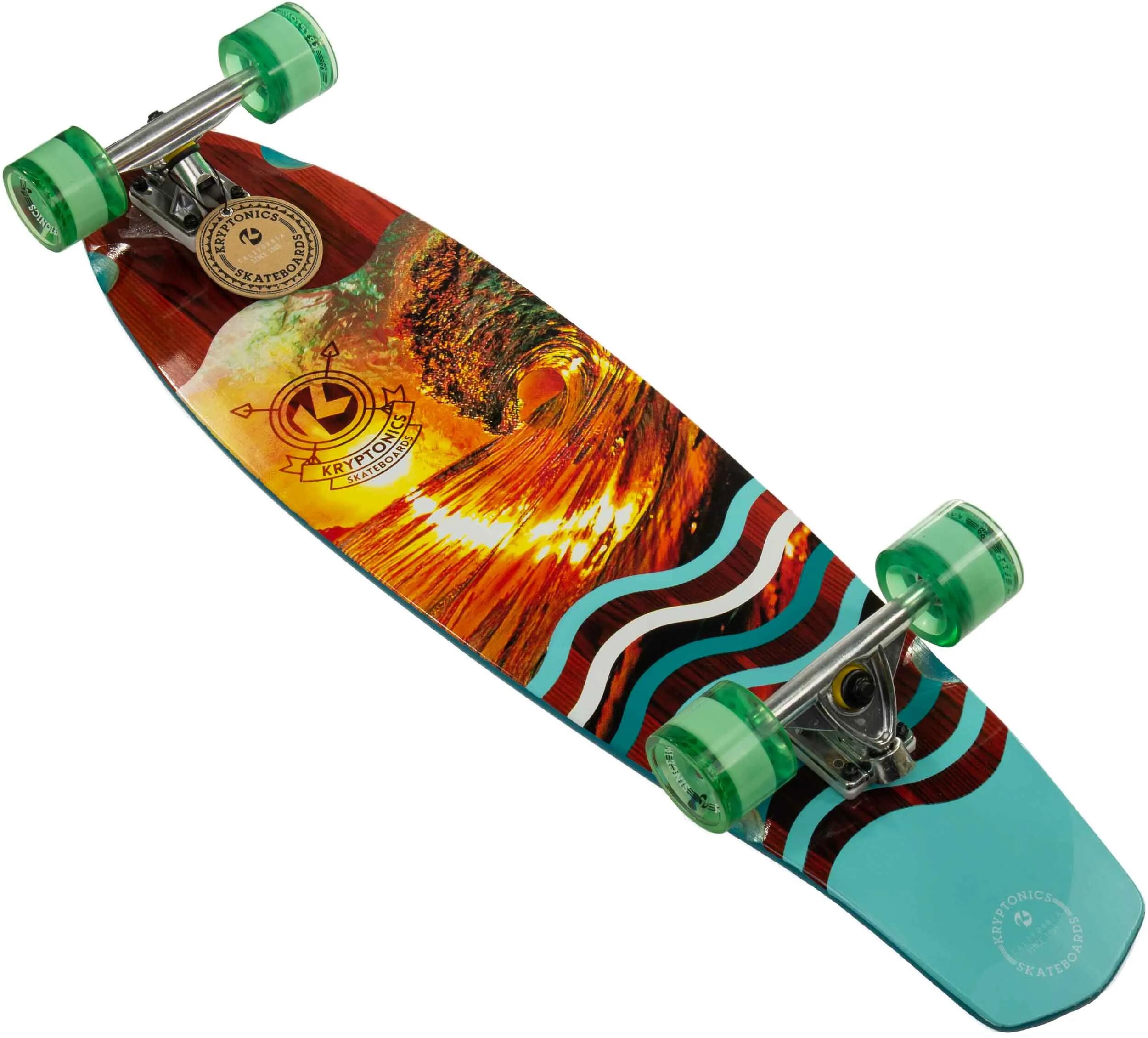 Longboard Kryptonics Diamond Tail Sunset Tube Orange