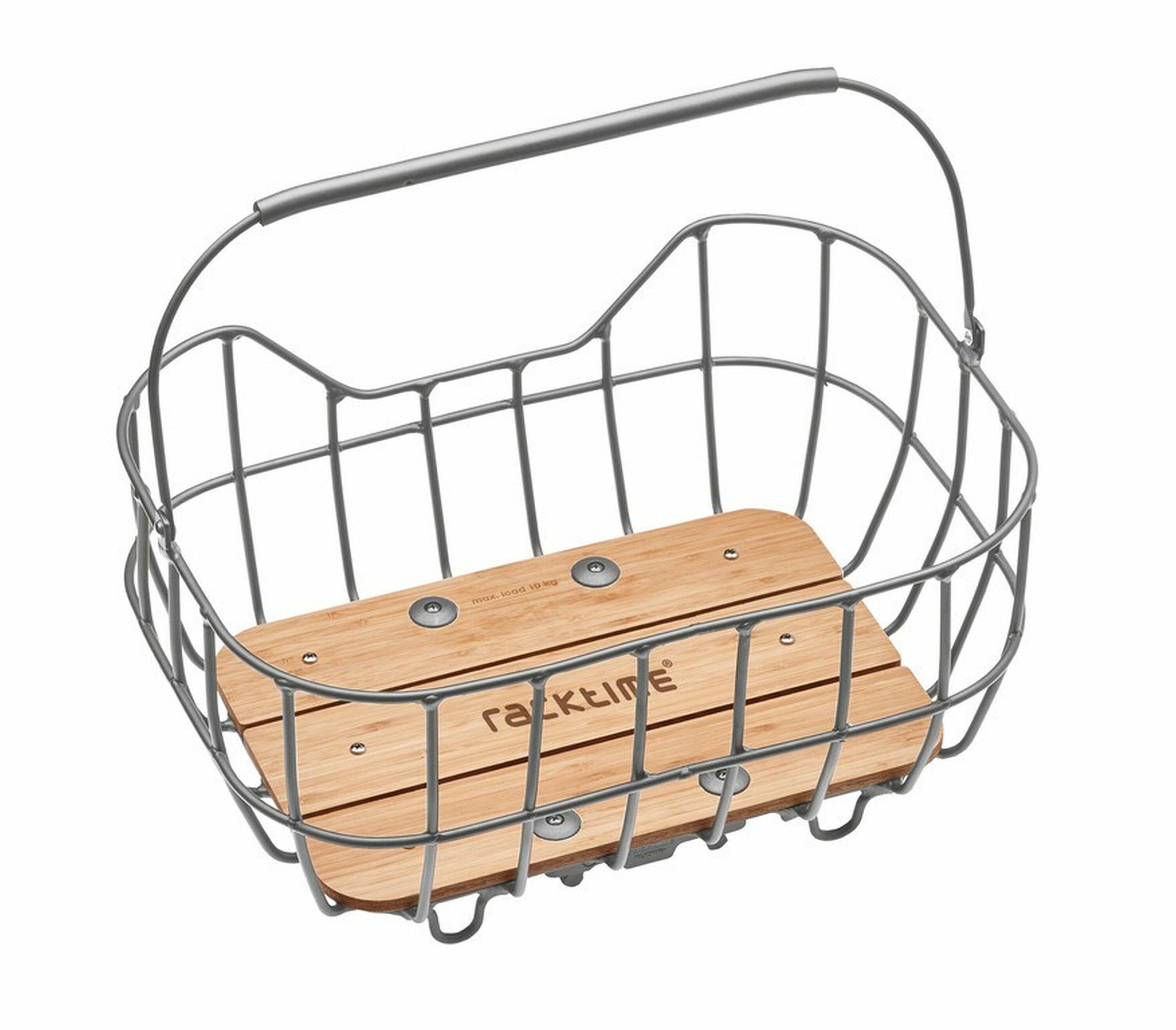 Koszyk systemowy Racktime Baskit Breeze wraz z adapterem Snapit