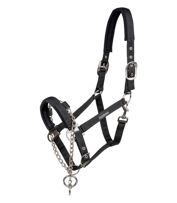 Waldhausen Pro Veiligheidshalster - Met Hengstenketting - Zwart (Cob)