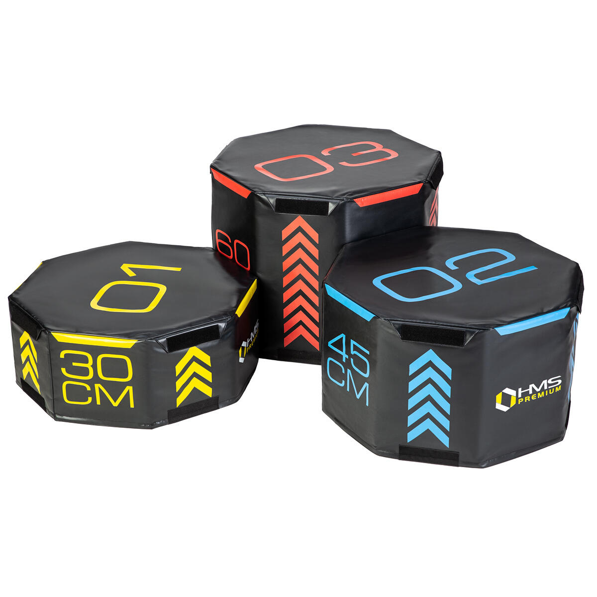 Premium Octagon Soft Plyobox Set - Zestaw 3 sztuk