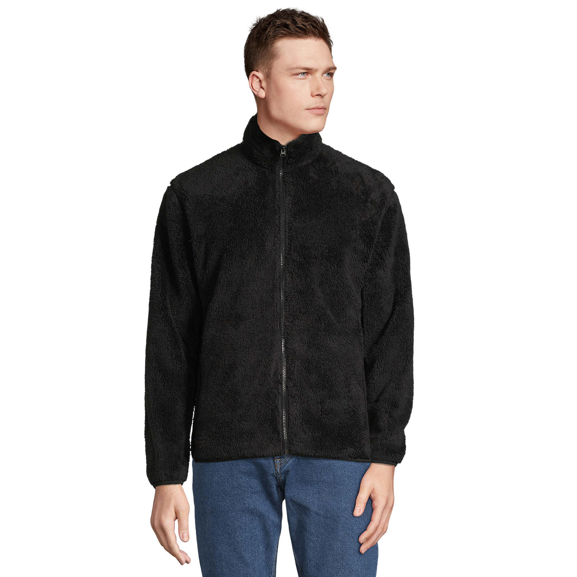 Bluza Polarowa Unisex Dla Dorosłych Z Zamkiem Błyskawicznym