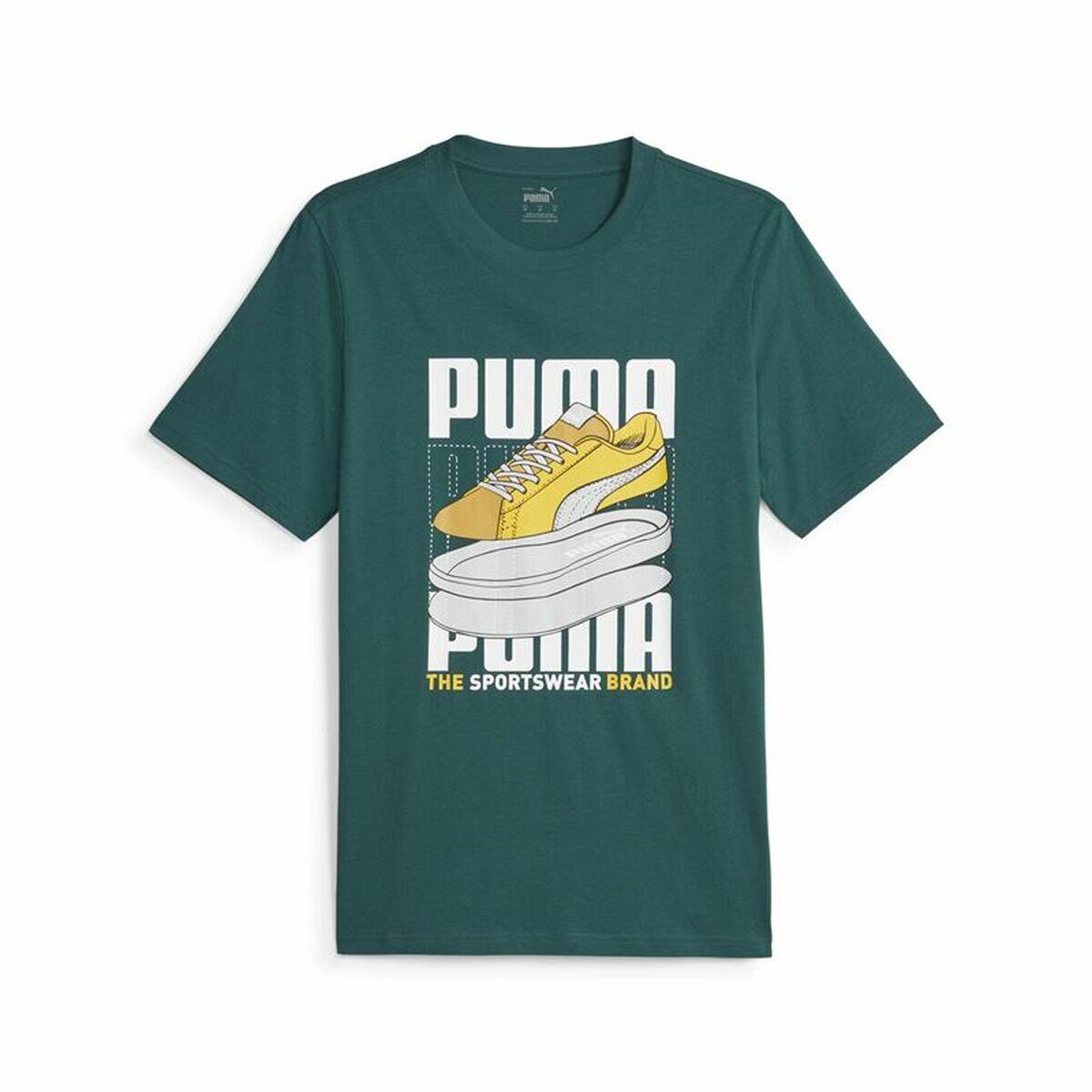 Koszulka z krótkim rękawem Męska Puma Graphiccs Sneaker Niebieski