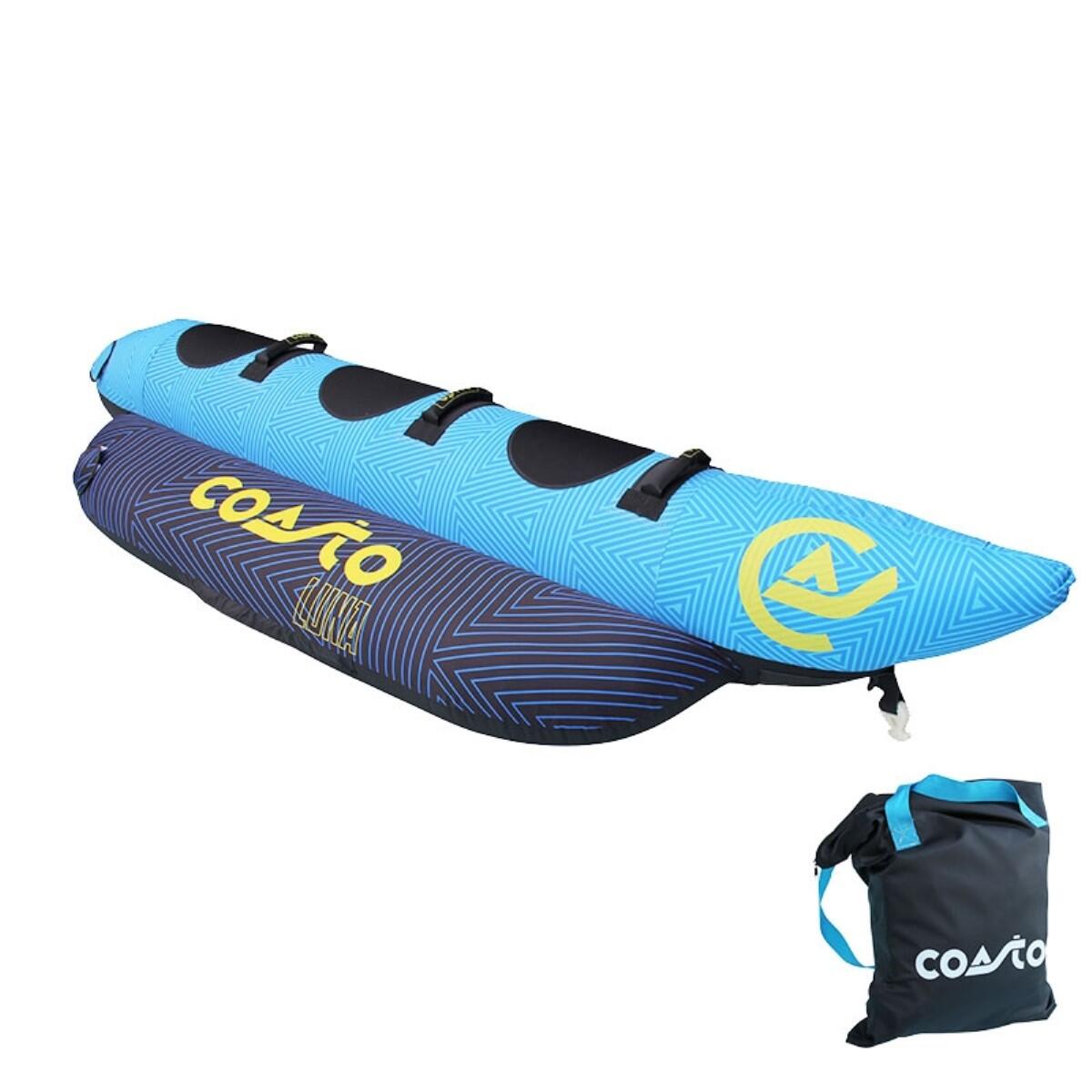 Dmuchany banan Luna 9'84x39 3 Osoby PVC 28G/0,7 mm Niebieski Nylon 840D