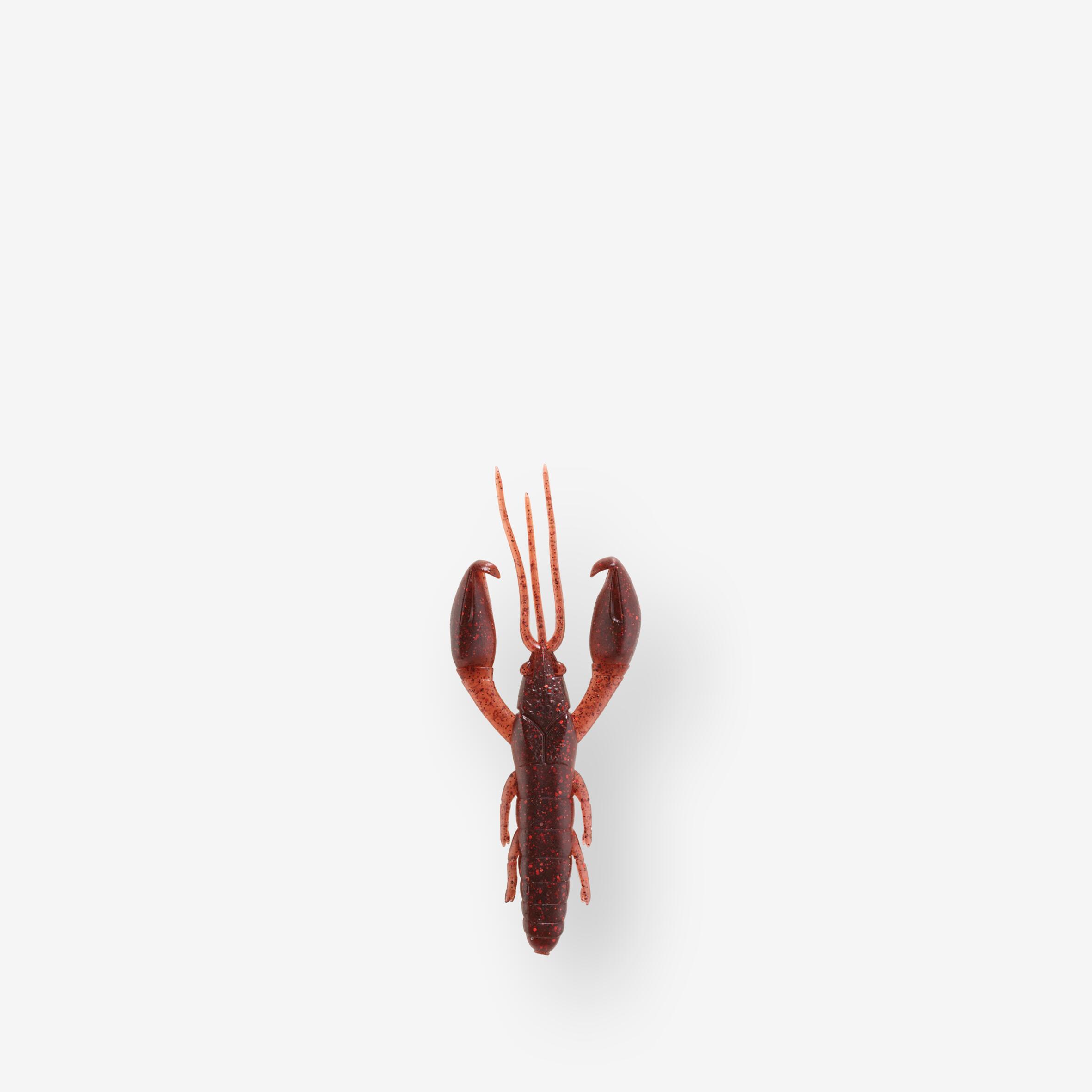 Przynęta miękka nasączona atraktorem Caperlan Yubari CRW 2 5 cm black red craw