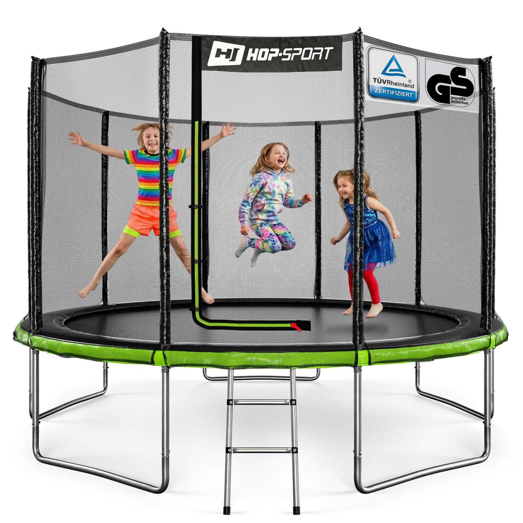 Trampolina 12ft (366cm) Hop-Sport HS-T12A z siatką zewnętrzną