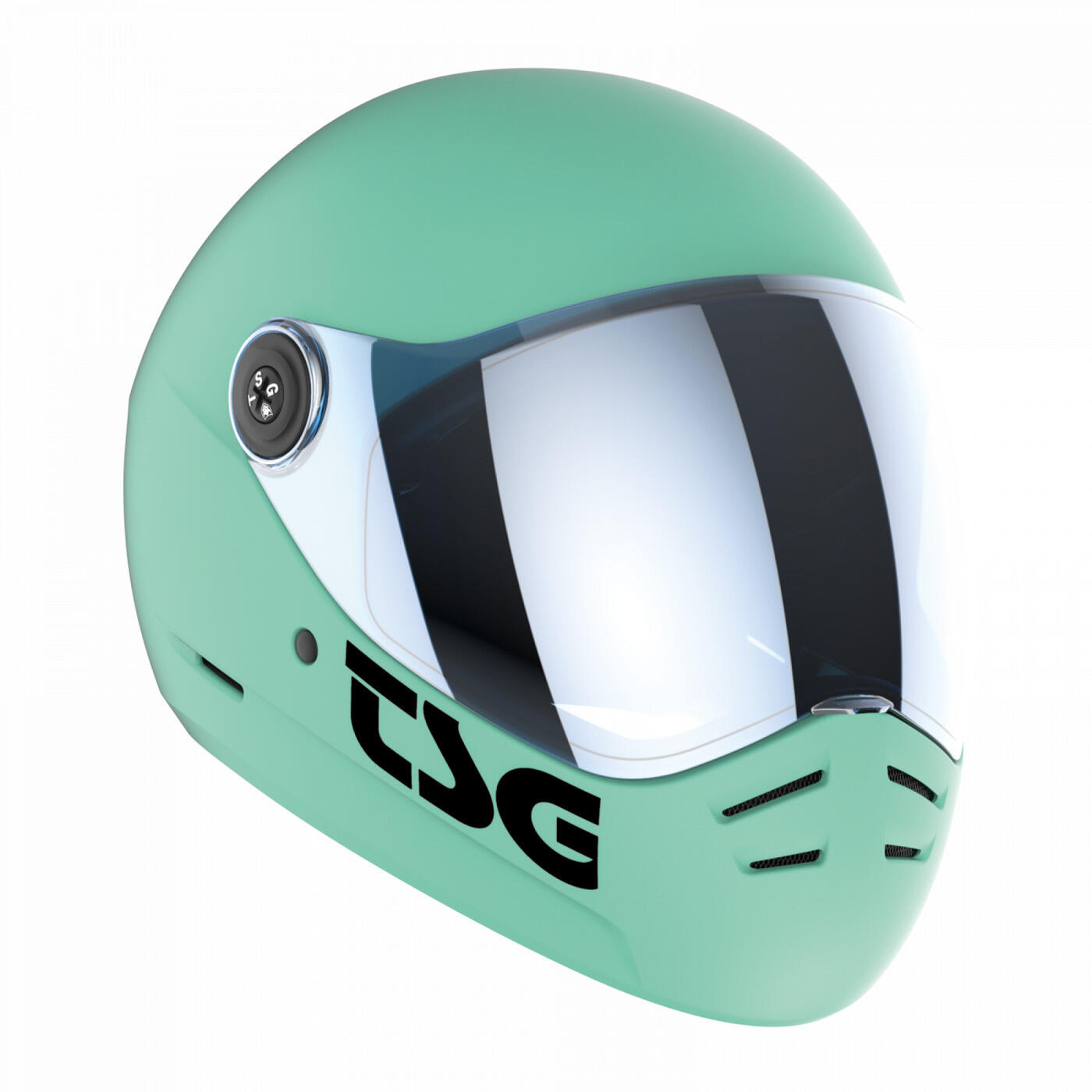 Kask Pass 2.0 Solid Color (+dodatkowy wizjer) | Satin Mint Blue | Tsg