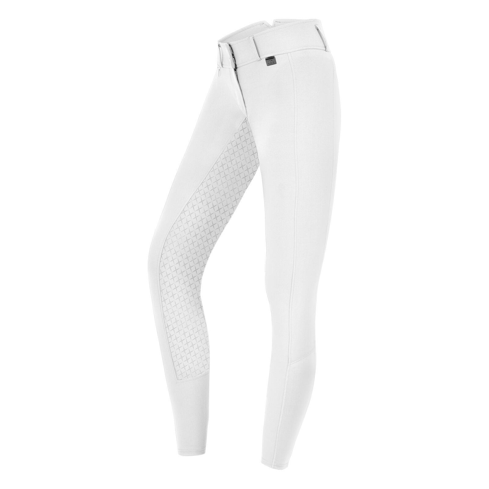 Spodnie konkursowe wysoki stan full grip dla dziewczynki ELT Micro Sport