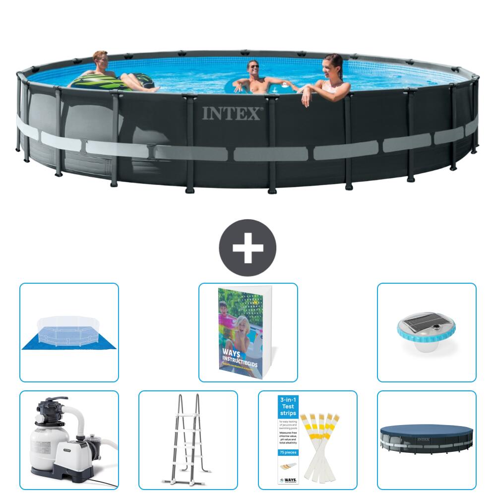 INTEX Basen Ultra XTR Okrągły - 610x122 cm - 8-częściowy S596