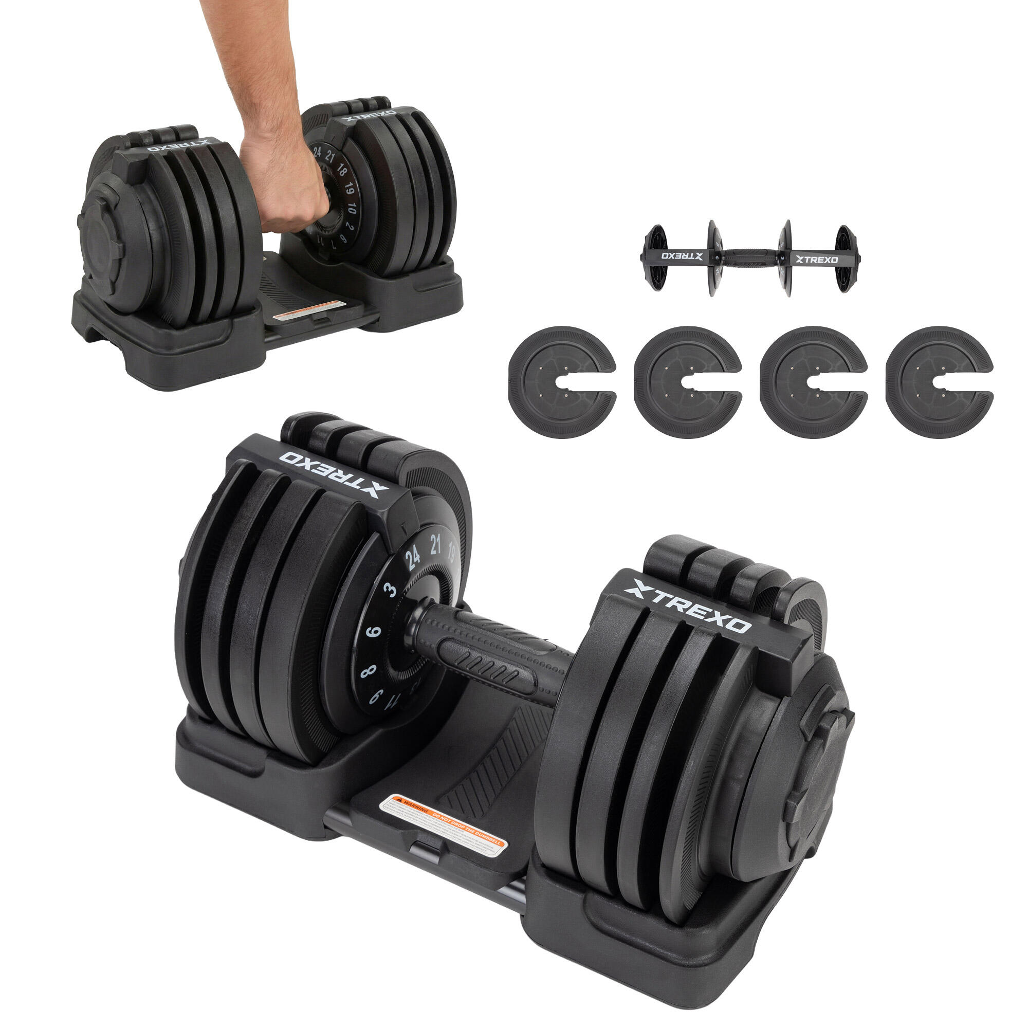Hantel regulowany XTREXO TXO-B4W002