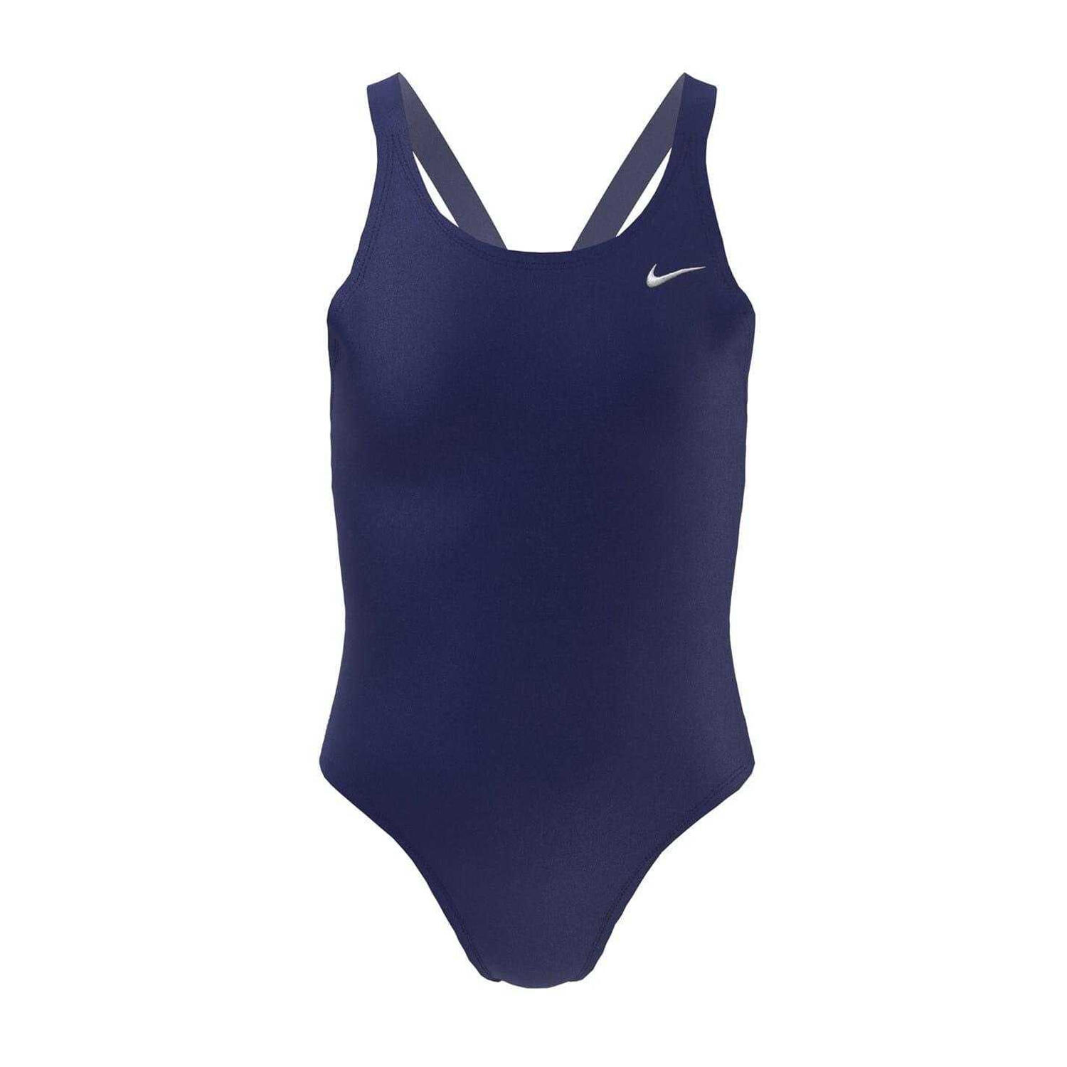 Nike Meisjes Badpak Hydrastrong Solid Fastback Navy