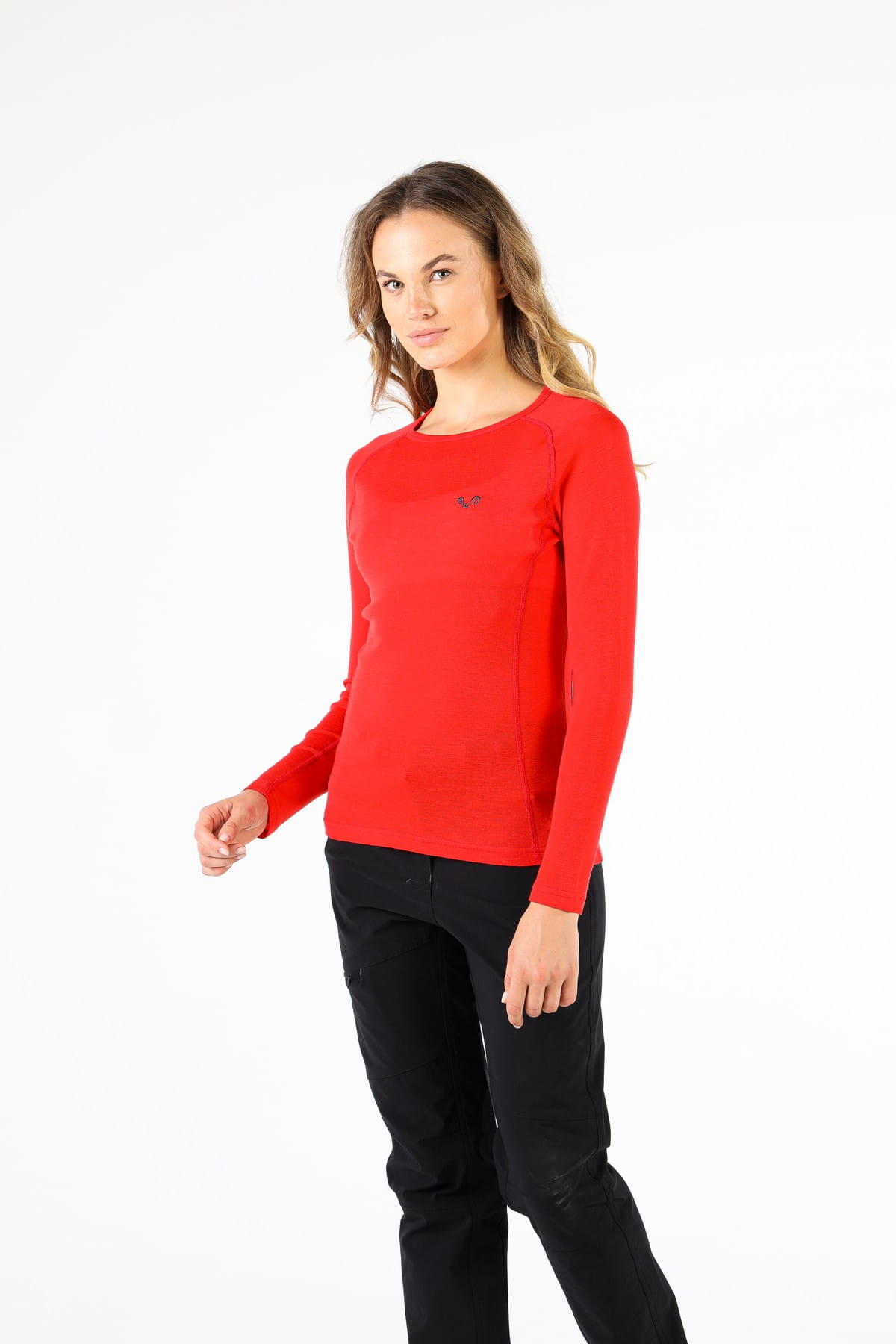Alize - damska koszulka termoaktywna 100% merino (195 g/m²) L, Czerwony