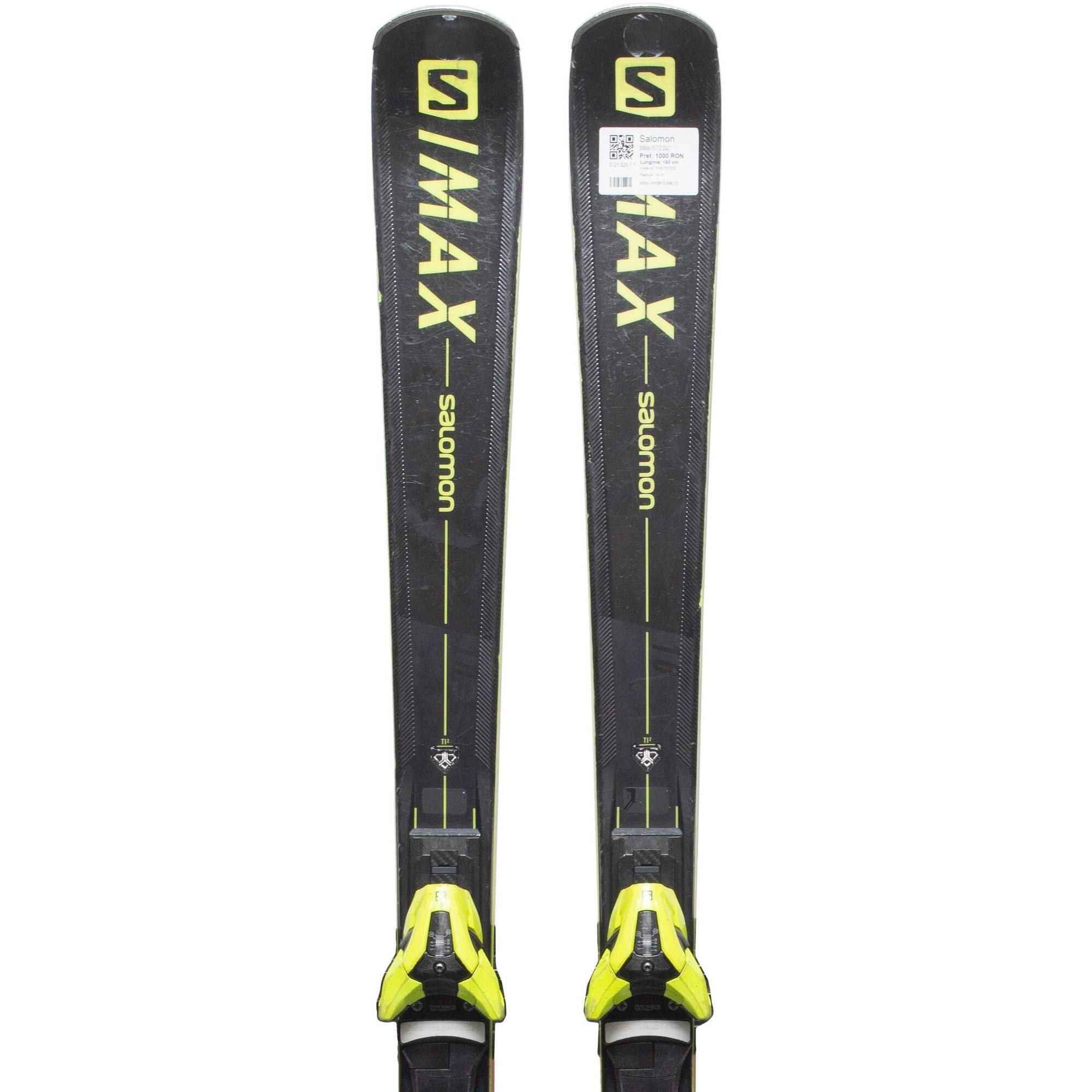 Second Life- Narty SALOMON S/Max 10 Ti2 2021  160 cm- Stan dobry