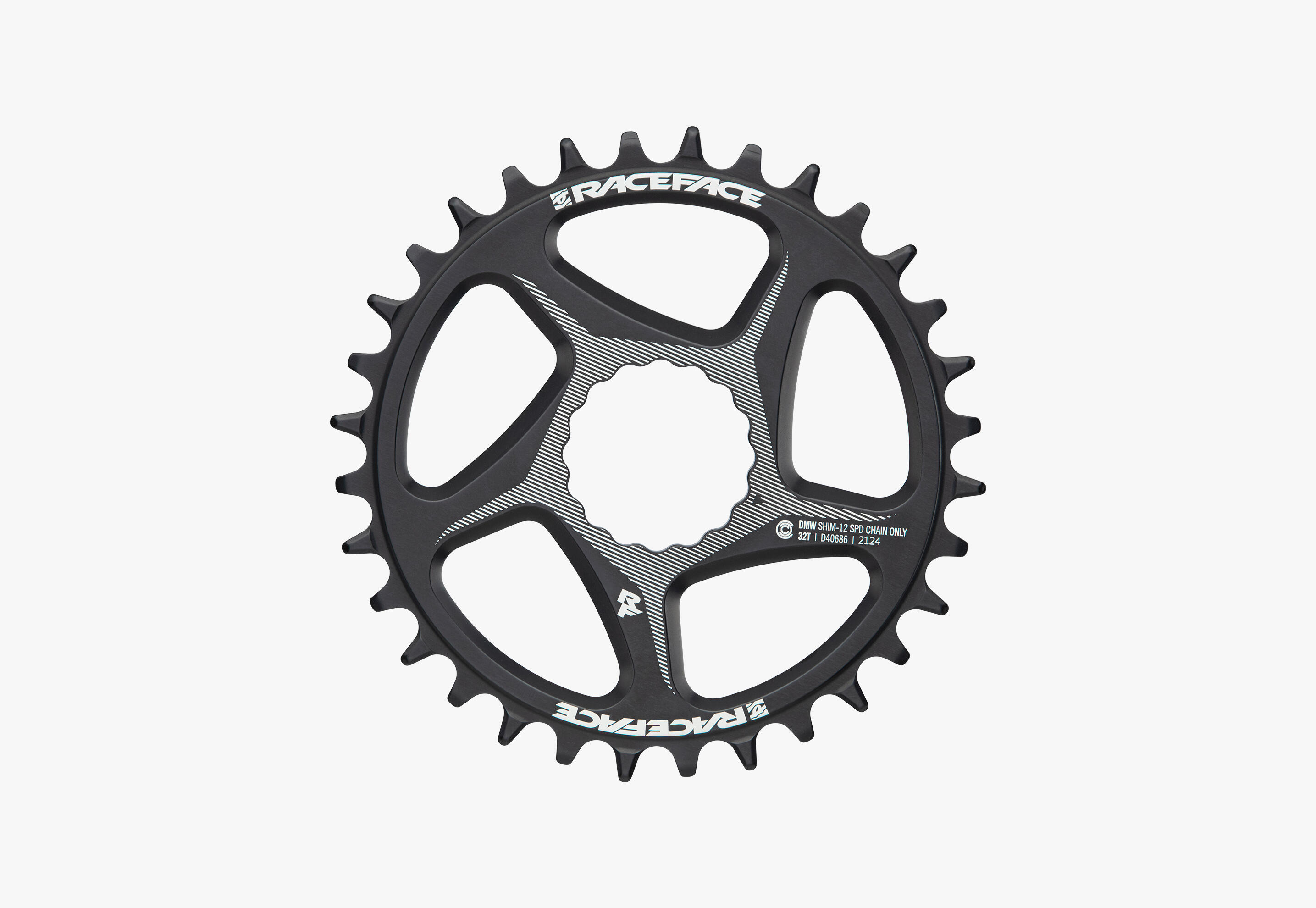 Tarcza Shimano Direct Mount 12-rz. 55mm Wide - Czarna