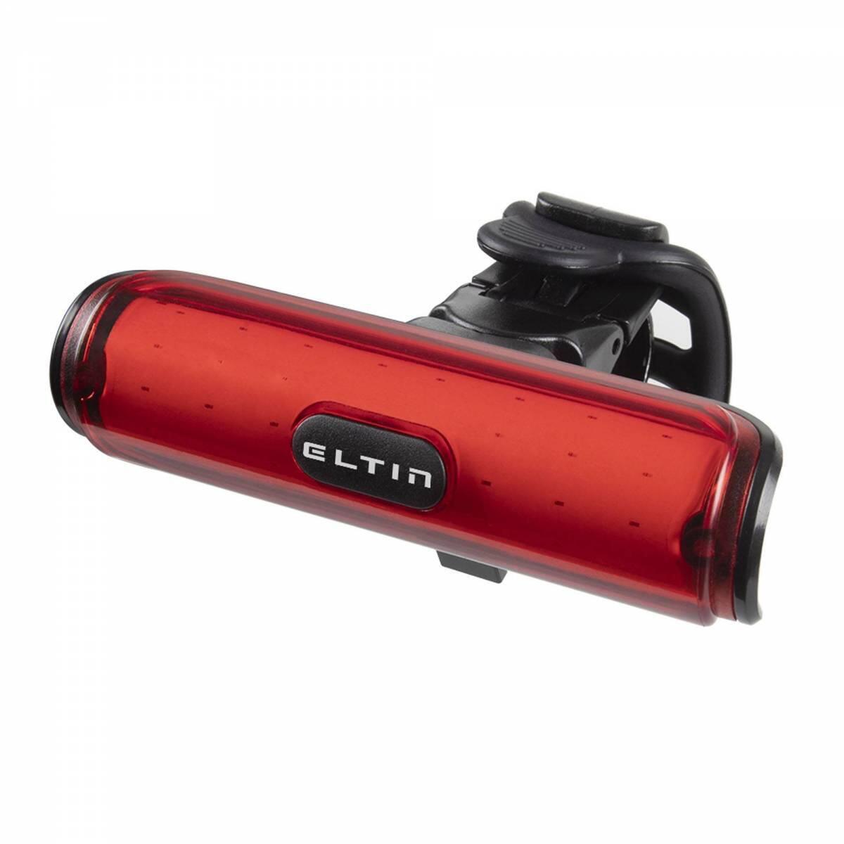 Tylna lampka na sztycy podsiodłowej - bateria litowa 500 mAh (6 godz.) Eltin led