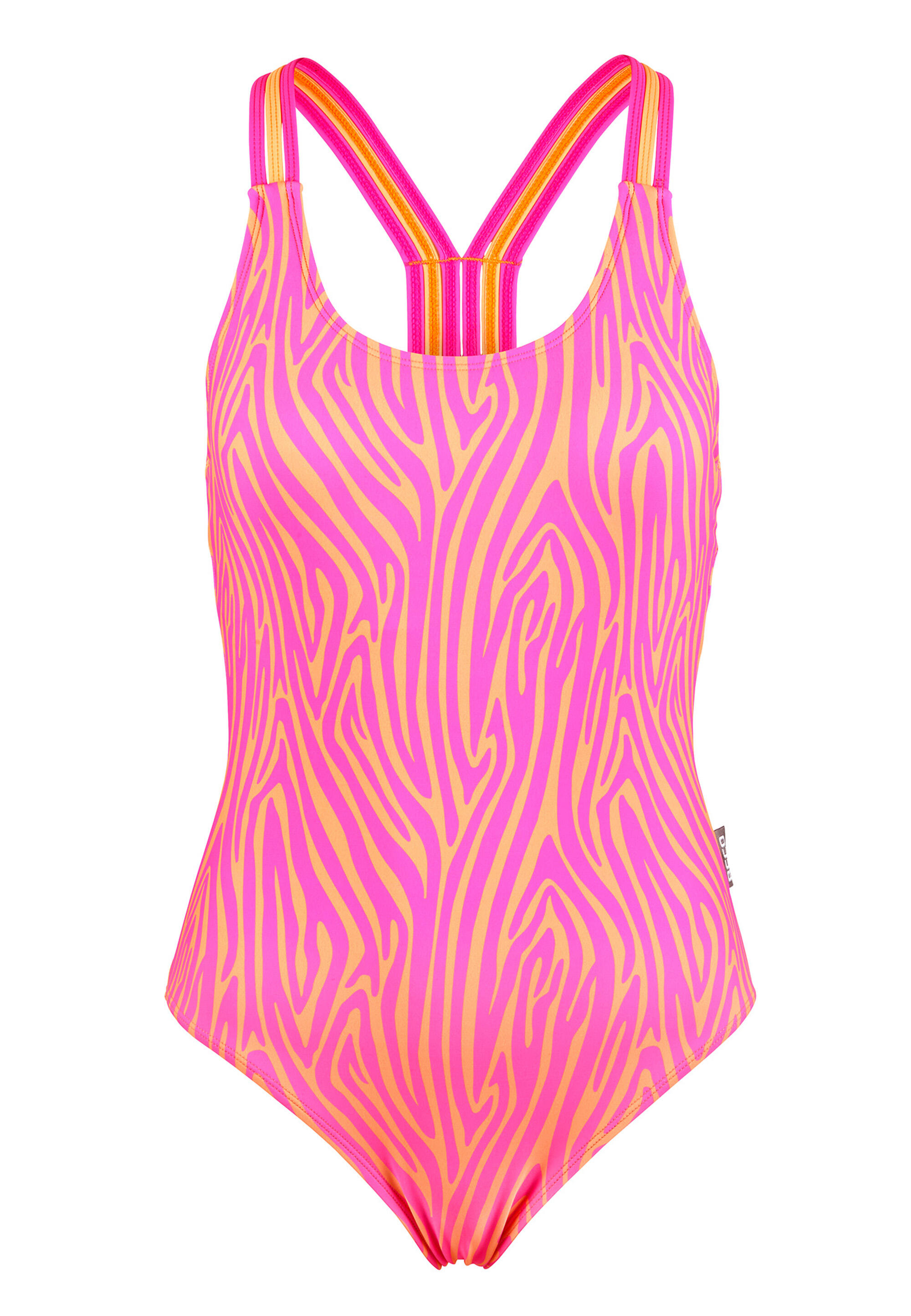 Strój kąpielowy Beco Zebra Vibes | Puchar B | Różowy/pomarańczowy