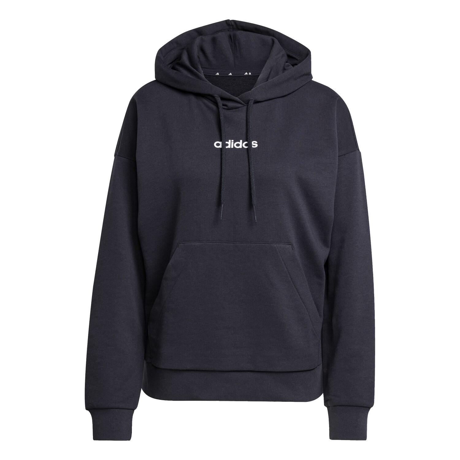 Bluza damska z kapturem adidas Essentials Linear French Terry