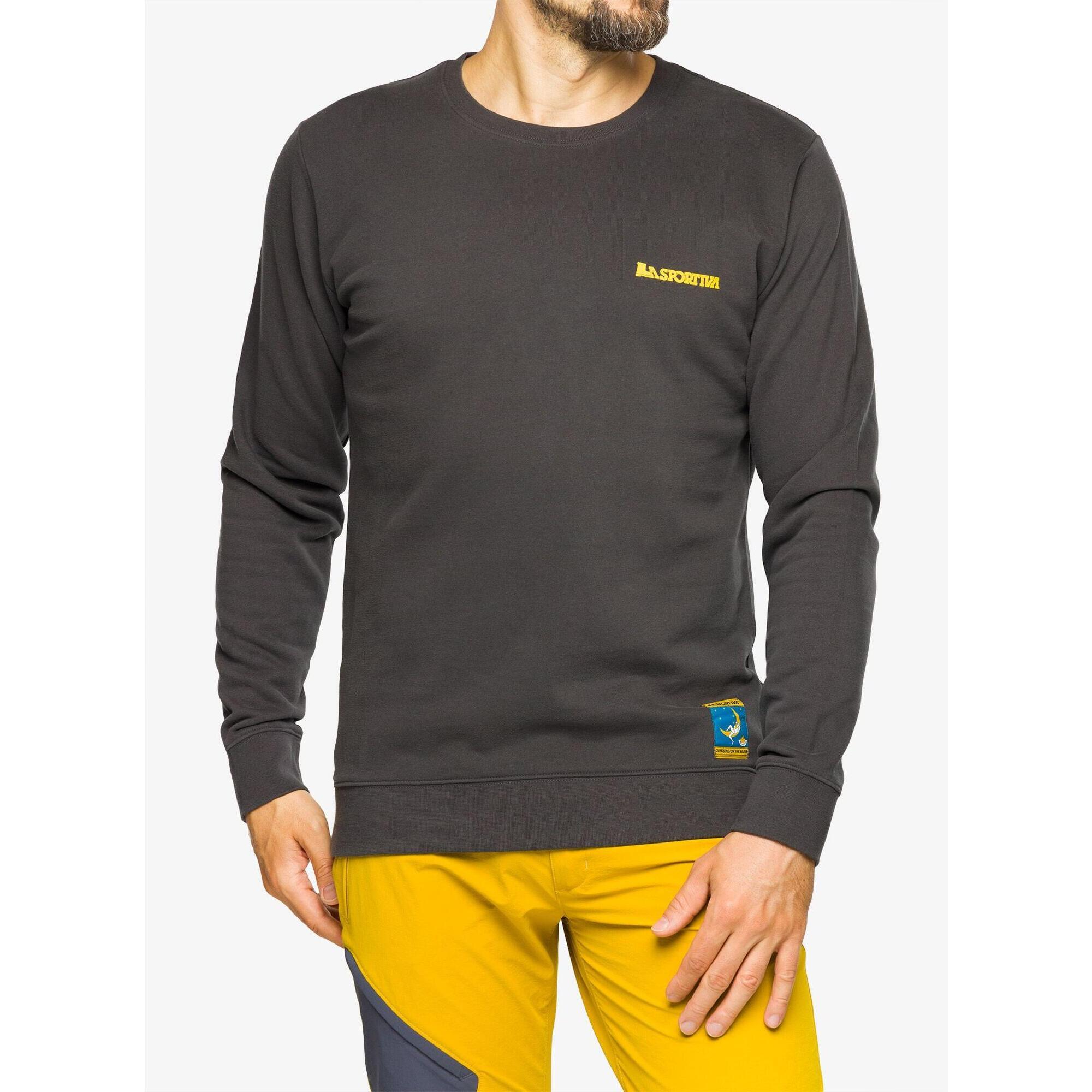Bluza bez kaptura męska La Sportiva Climbing on the Moon Sweatshirt