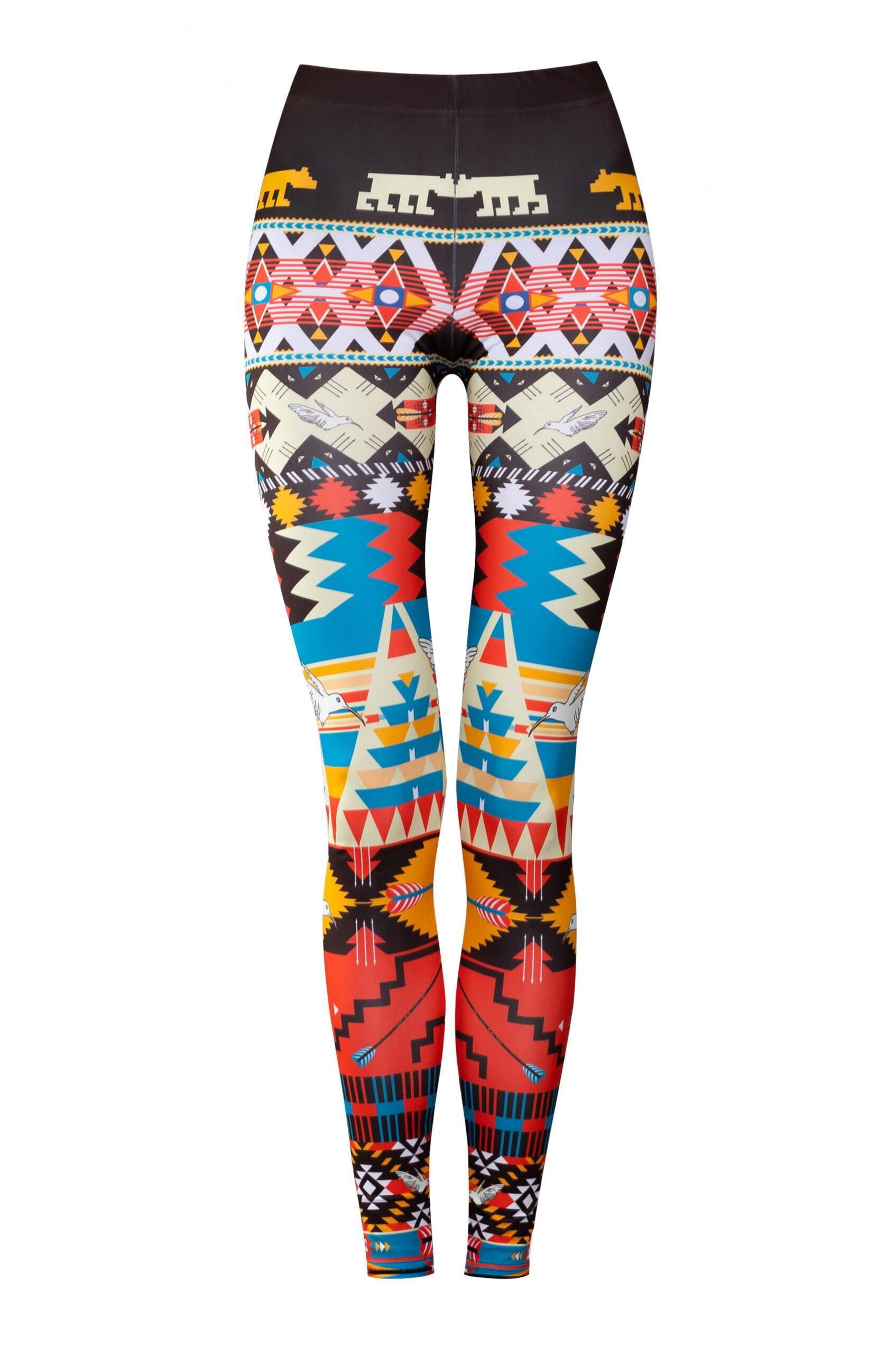 Legginsy sportowe damskie DEEP TRIP Peru