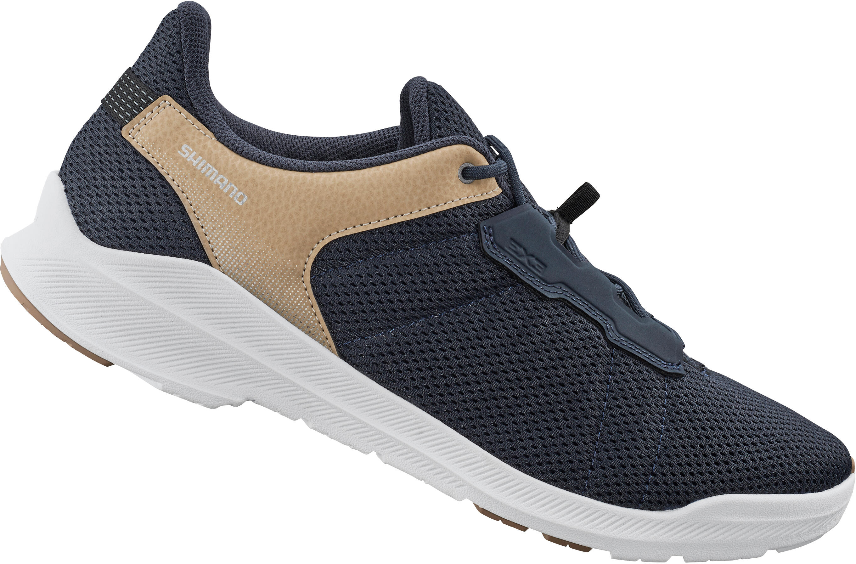 Buty rowerowe miejskie/turystyczne EX300, granatowe