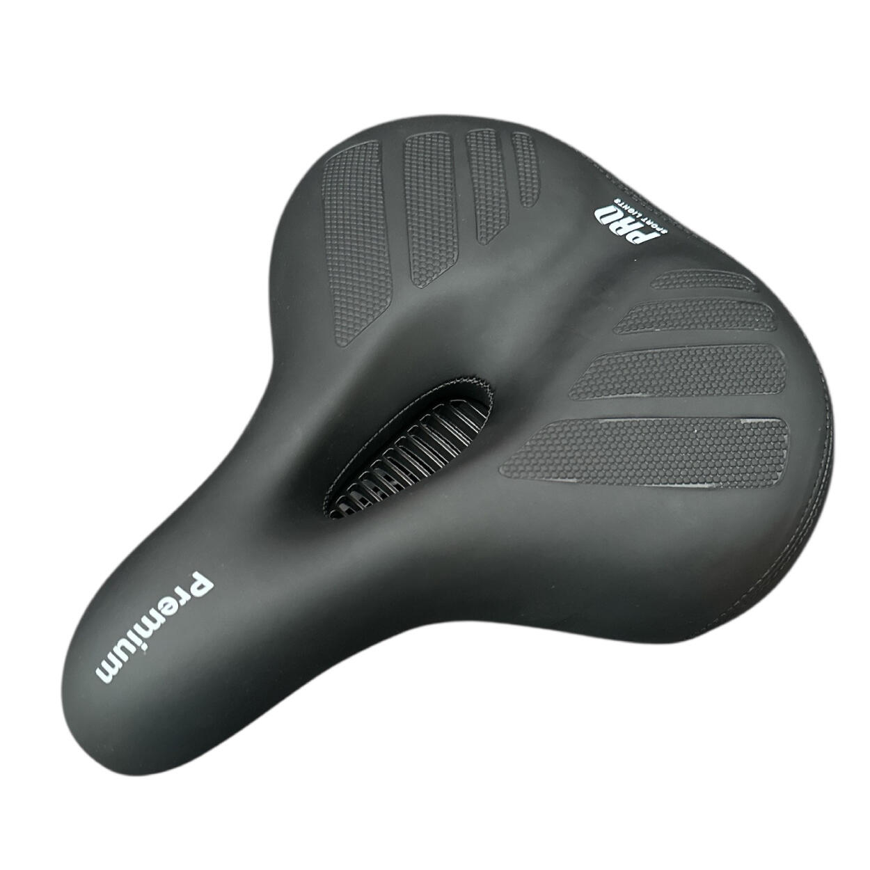 Siodło rowerowe damskie Premium Foam czarne 250 x 210 mm