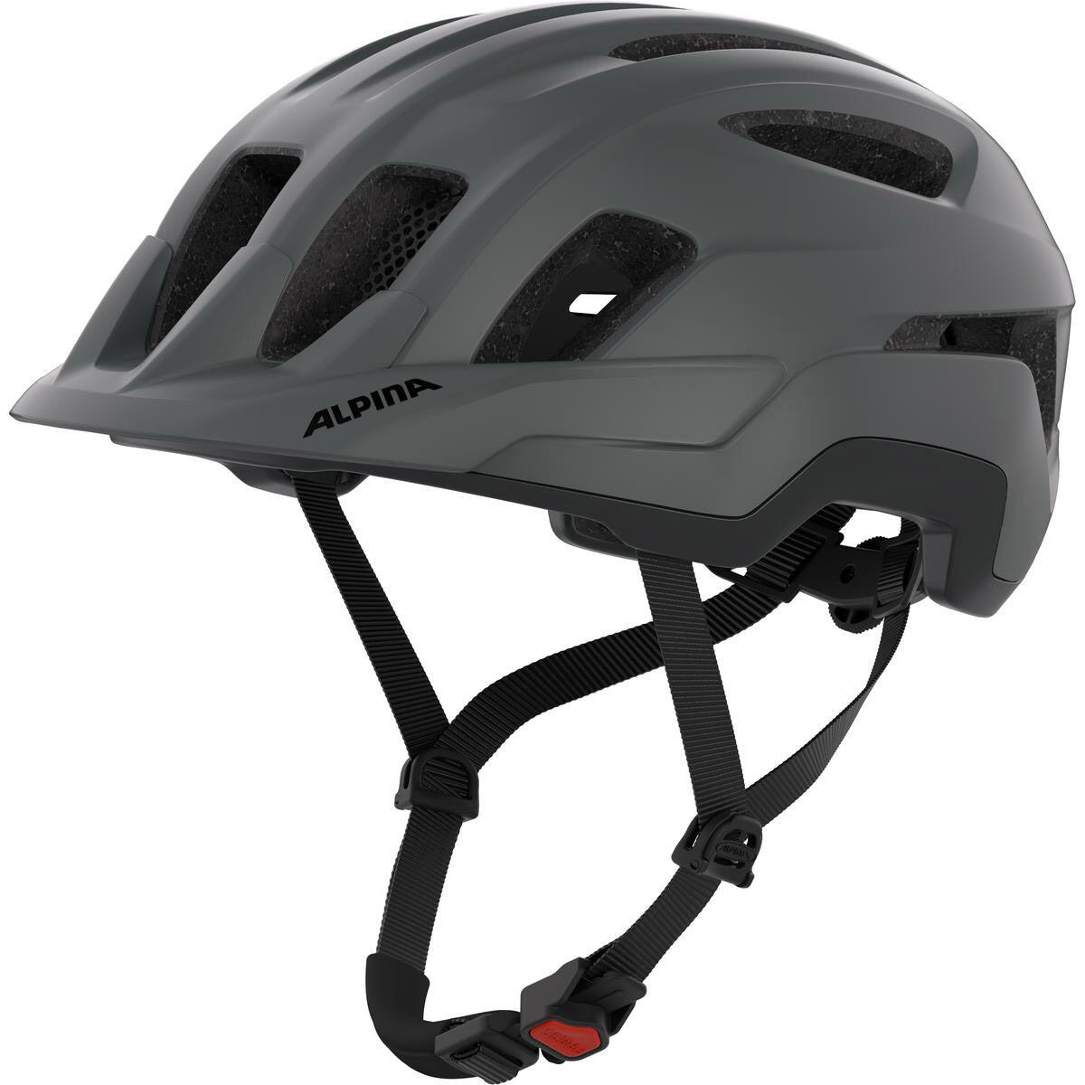 Olympic Sportswear Alpina Paranus kask 52-56 matowy szary