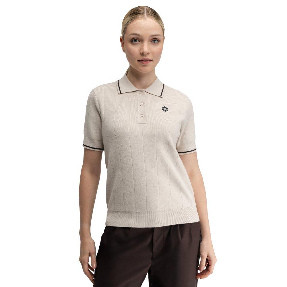 Damska golfowa koszulka polo z dzianiny Siroko Hazard-W Sand
