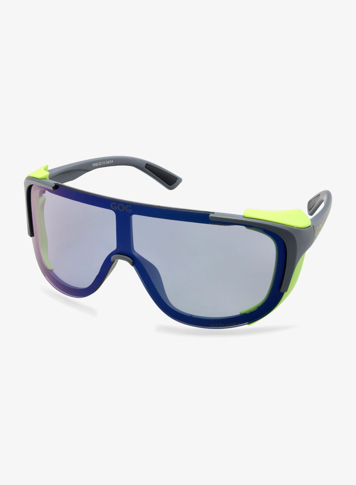 Okulary w góry GOG Tatra - matt grey/neon lemon