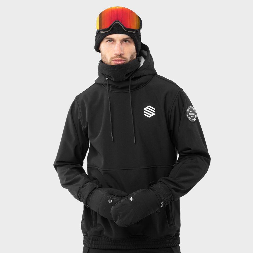 Mężczyzna Sporty zimowe Męska kurtka snowboardowa W1 Skywalk Siroko Czarny