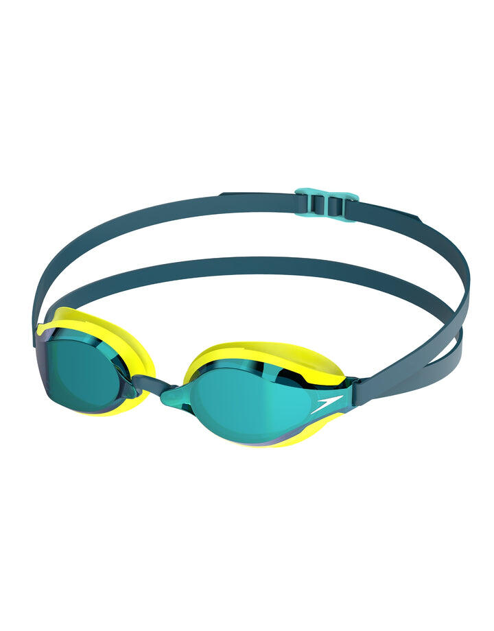 Okulary startowe Speedo Fastskin Speedsocket 2 Mirror Yellow Cobalt Emerald