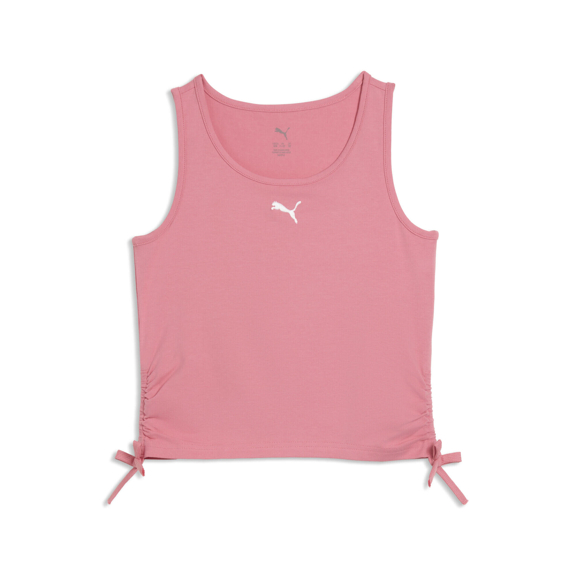 Młodzieżowy wąski top bez rękawów Essentials z wiązaniem PUMA